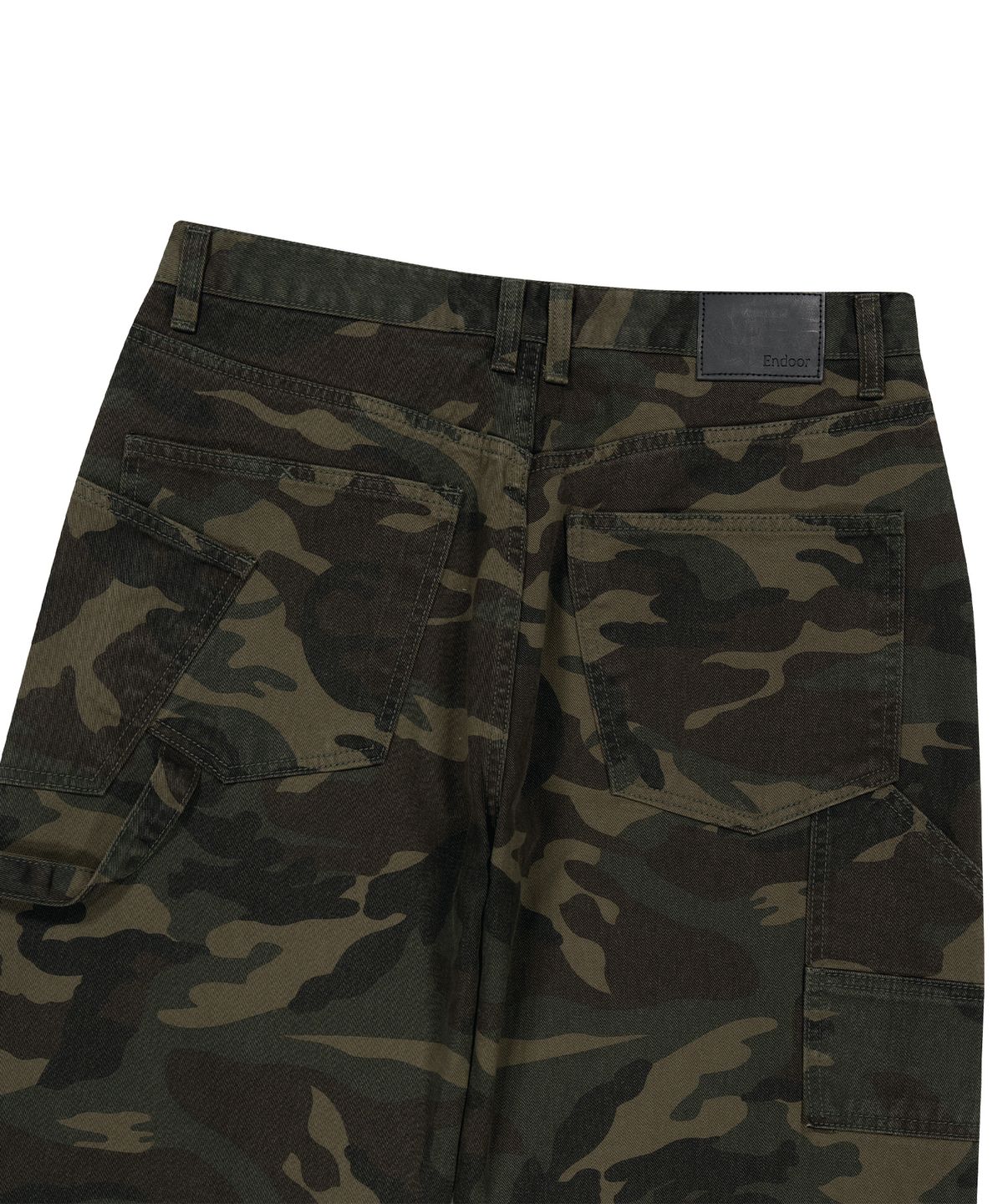 엔도어(ENDOOR) Washed duck double pants (camouflage)