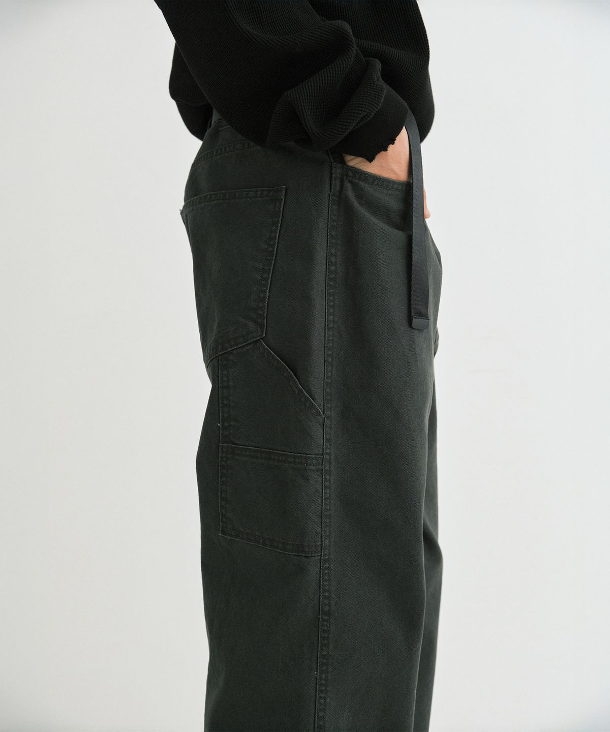 엔도어(ENDOOR) Washed duck double pants (gray)