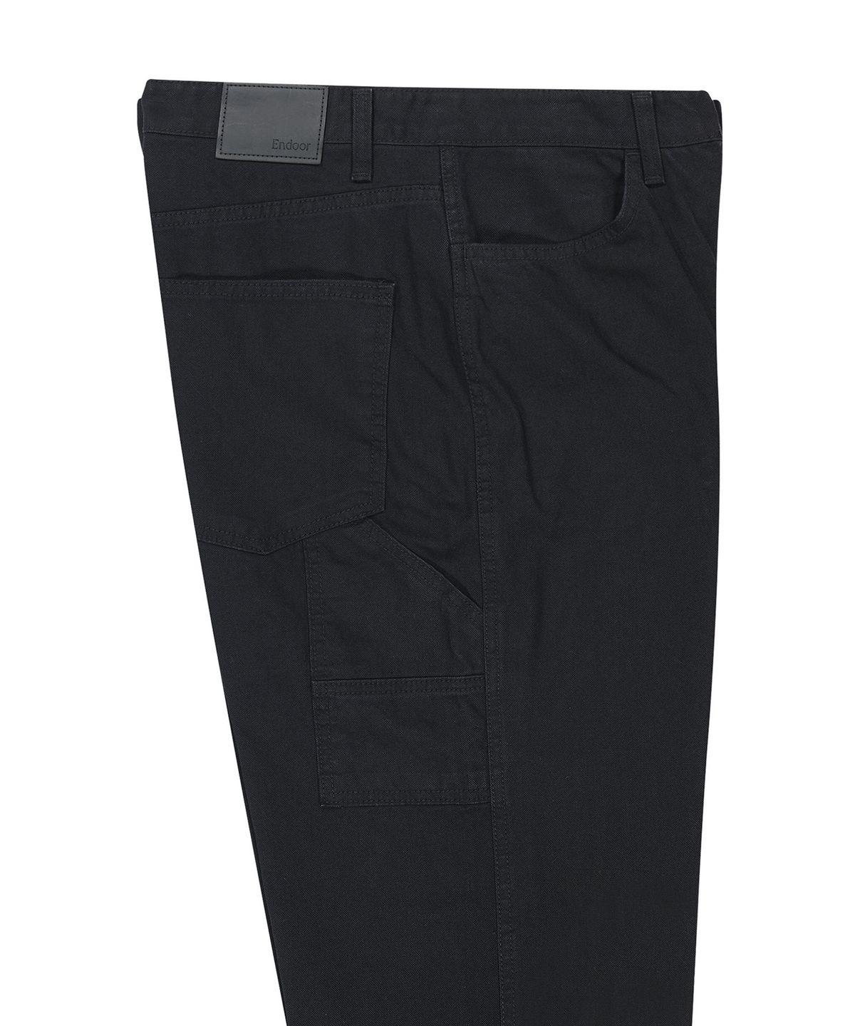 엔도어(ENDOOR) Washed duck double pants (black)