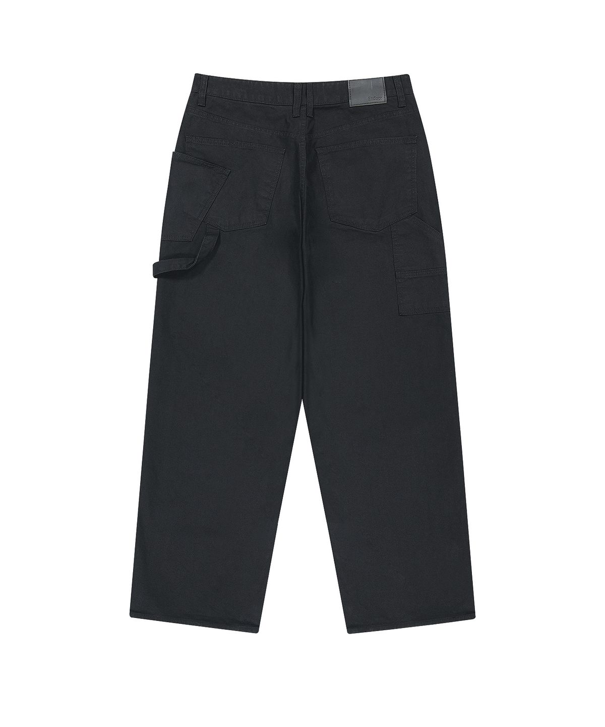 엔도어(ENDOOR) Washed duck double pants (black)