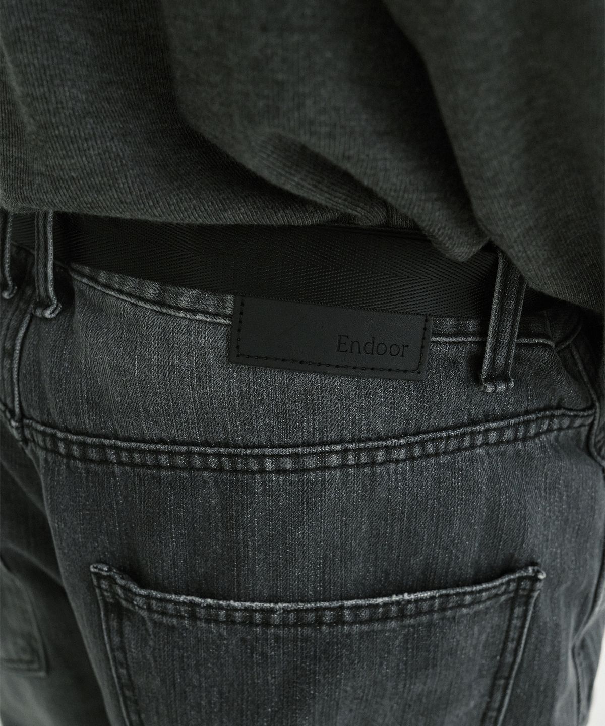 엔도어(ENDOOR) Fade denim pants (black)