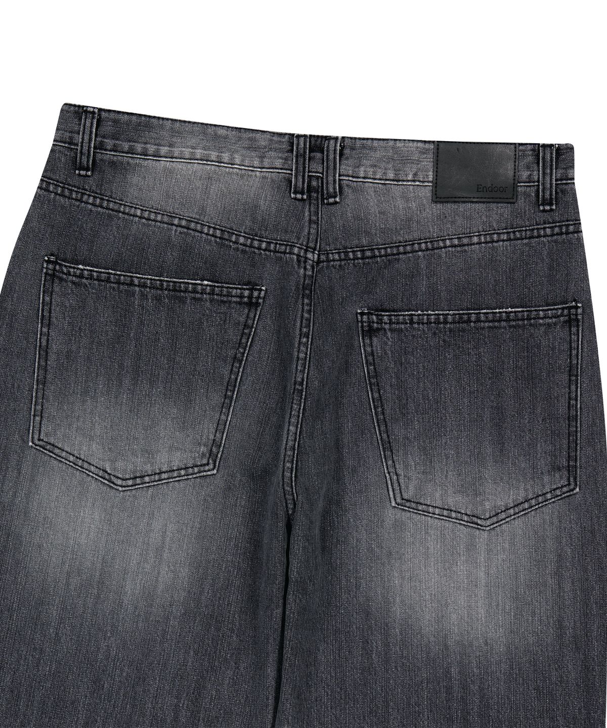 엔도어(ENDOOR) Fade denim pants (black)