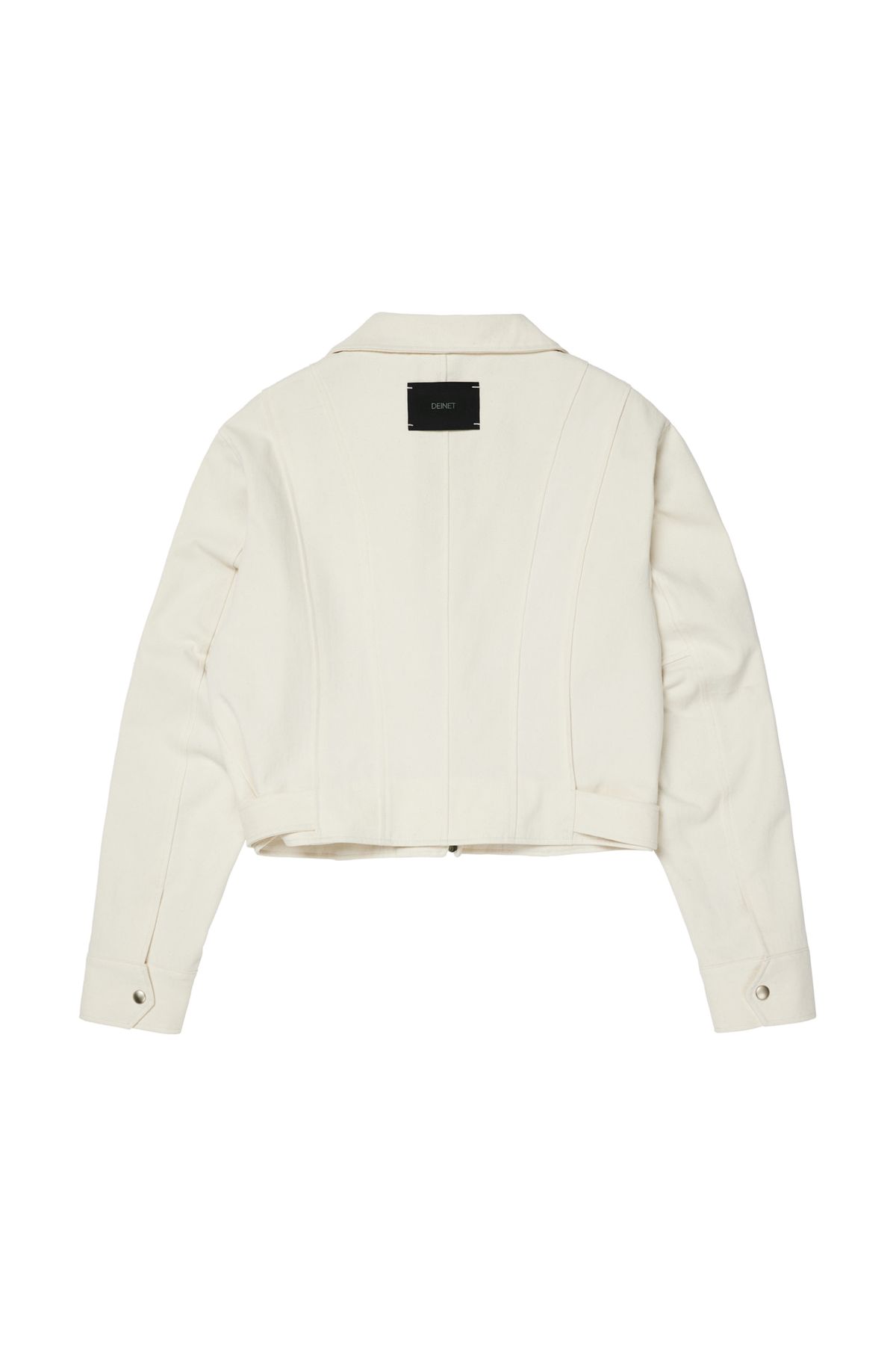 다이닛(DEINET) DEINET BELTED COTTON JACKET IN CREAM