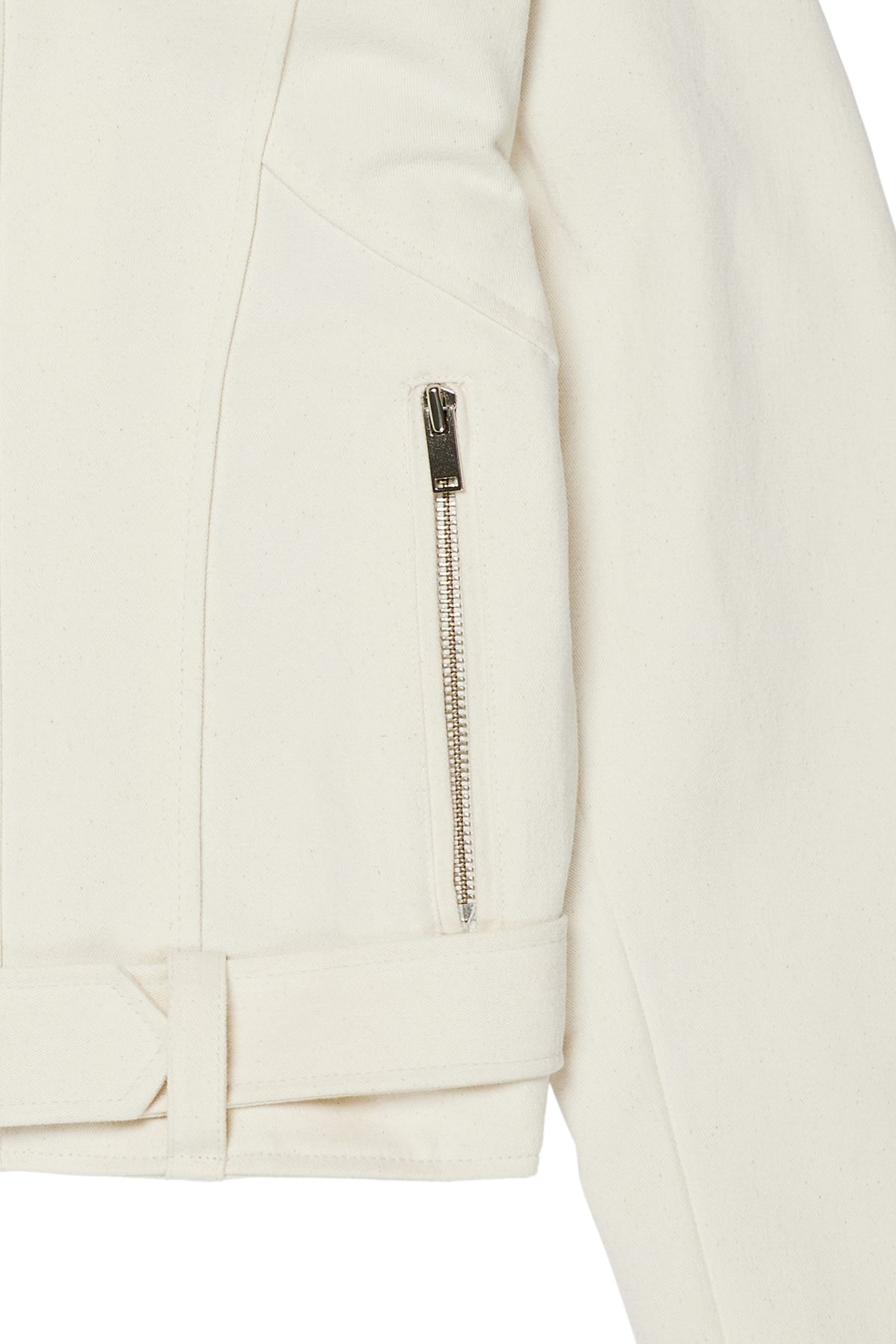 다이닛(DEINET) DEINET BELTED COTTON JACKET IN CREAM