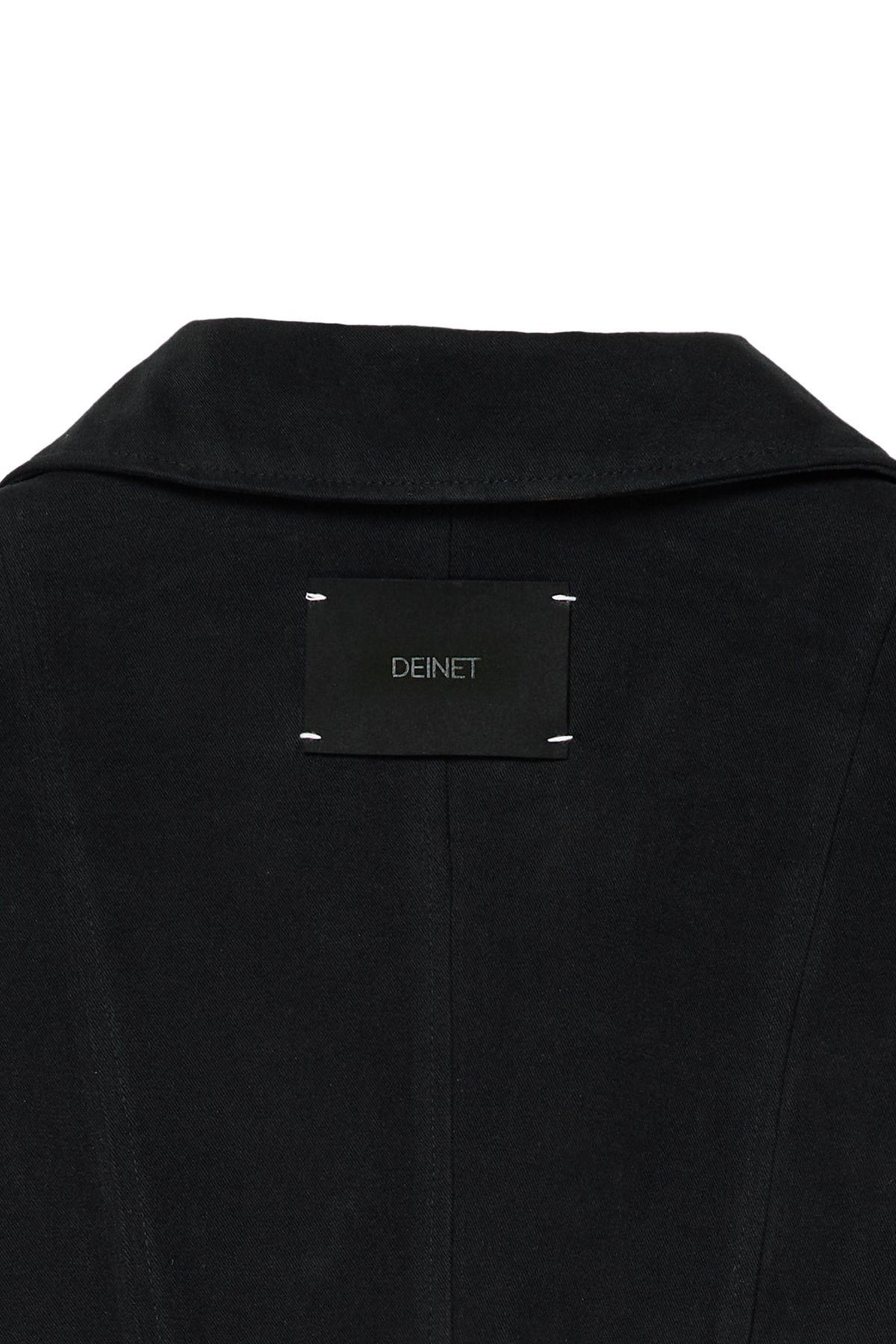 다이닛(DEINET) DEINET BELTED COTTON JACKET IN BLACK