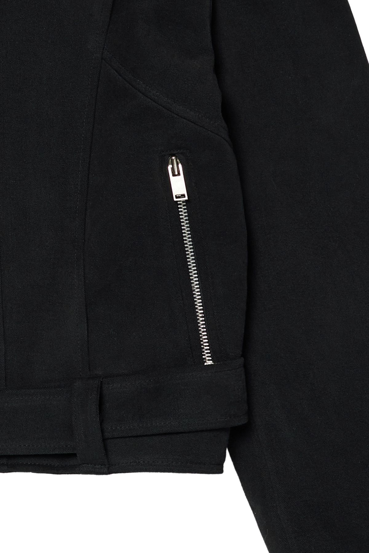 다이닛(DEINET) DEINET BELTED COTTON JACKET IN BLACK