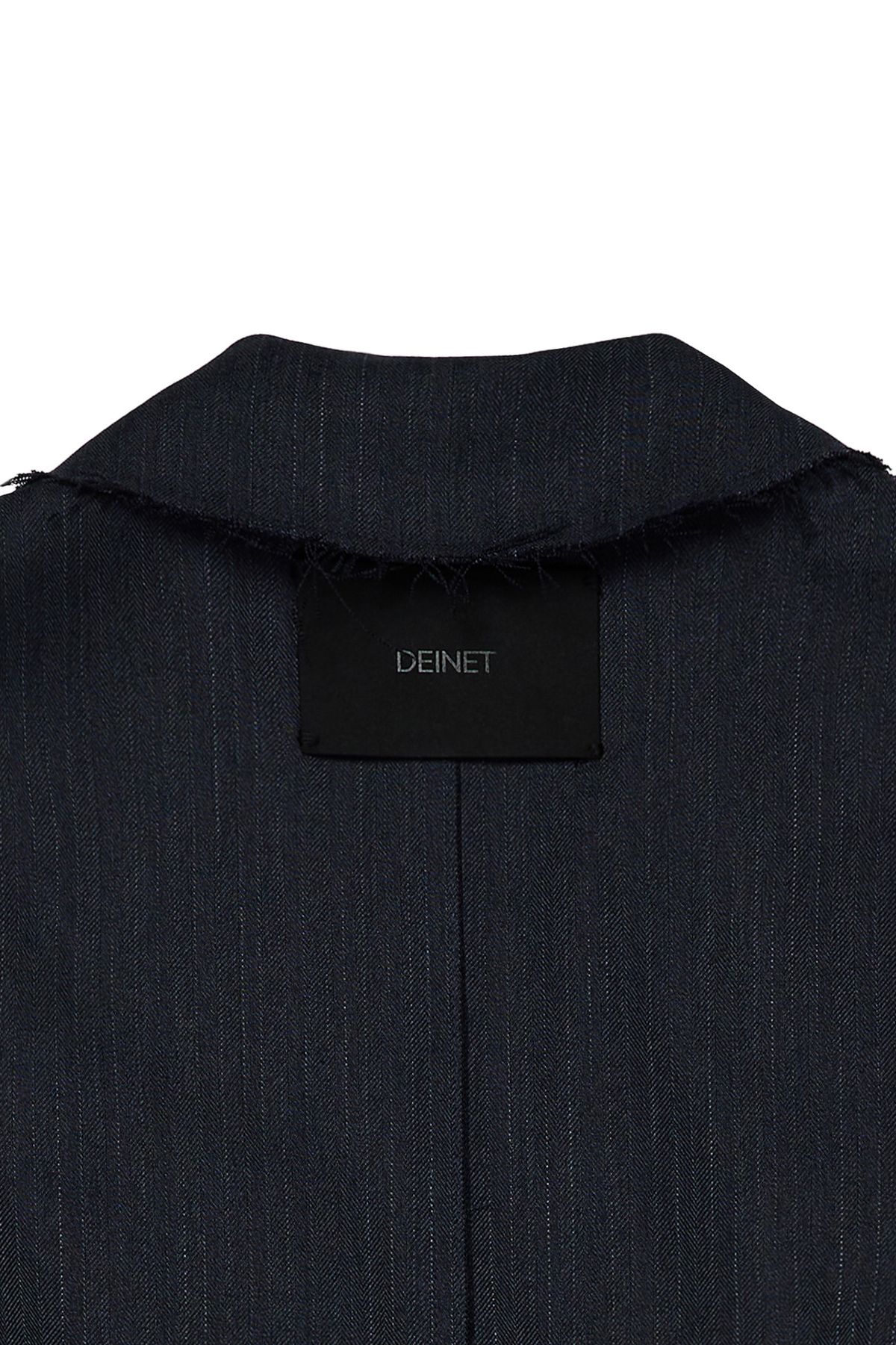 다이닛(DEINET) DEINET ROUGH CUT DETAIL BLAZER IN CHARCOAL