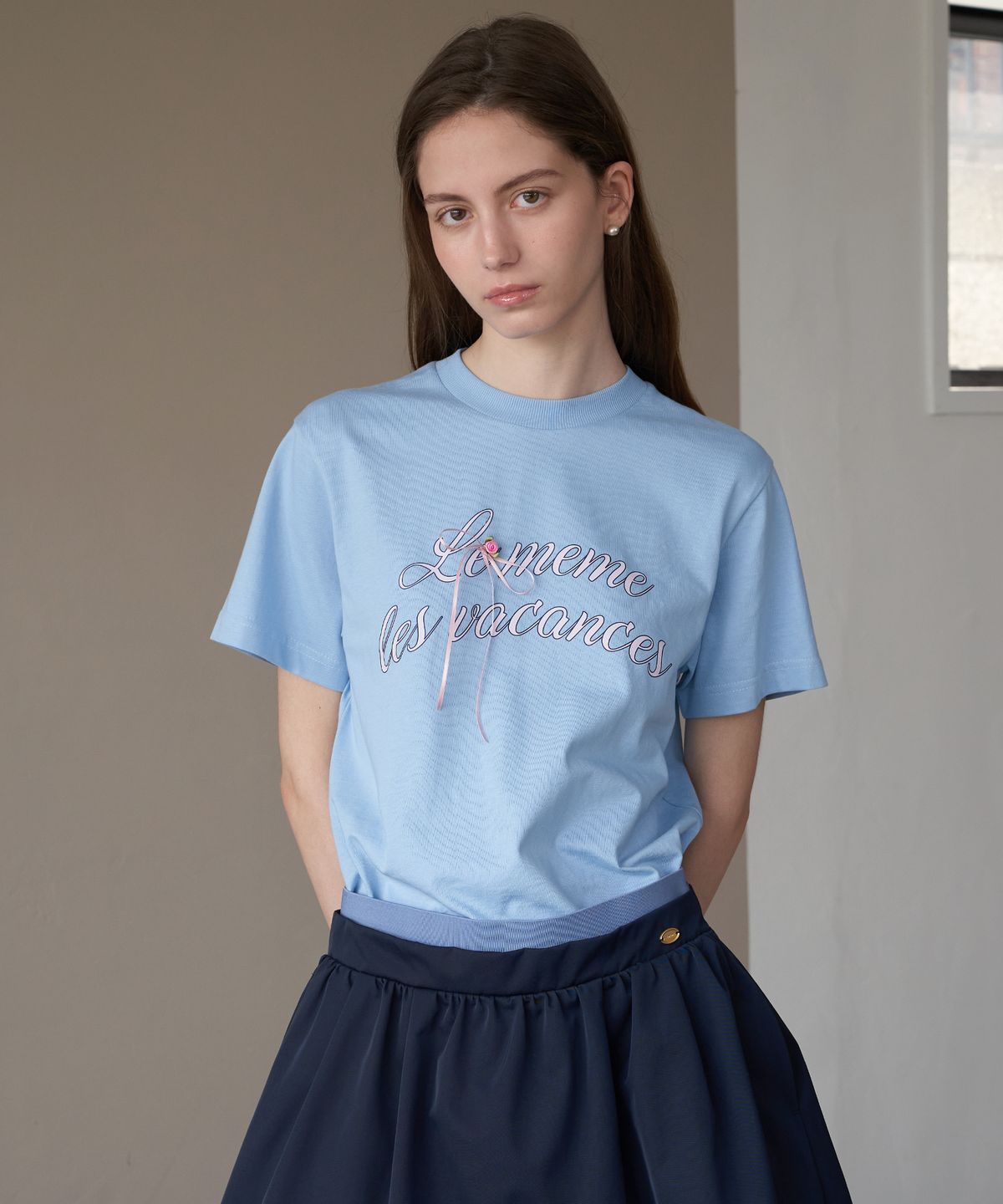 르메메(LEMEME) Ete Half Sleeve T-Shirt_4colors
