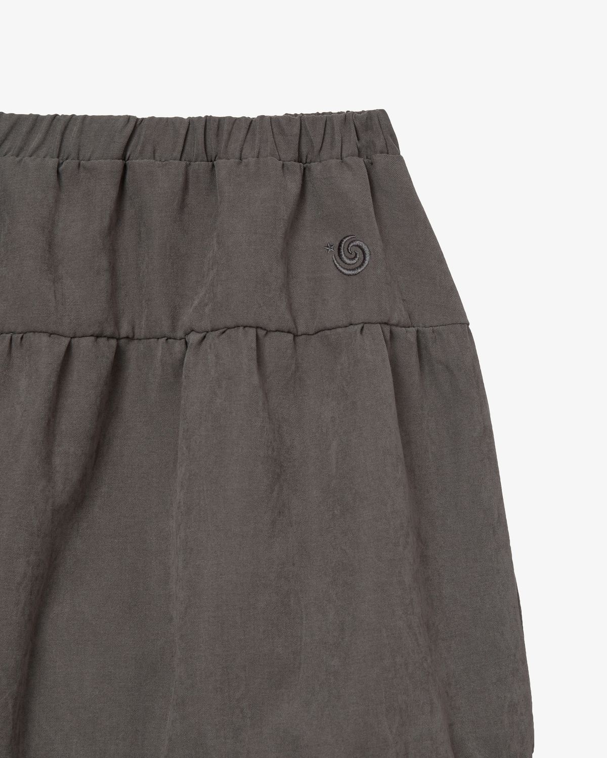 에이이에이이(AEAE) CHECK MIDI TIERED SKIRT [BROWN]