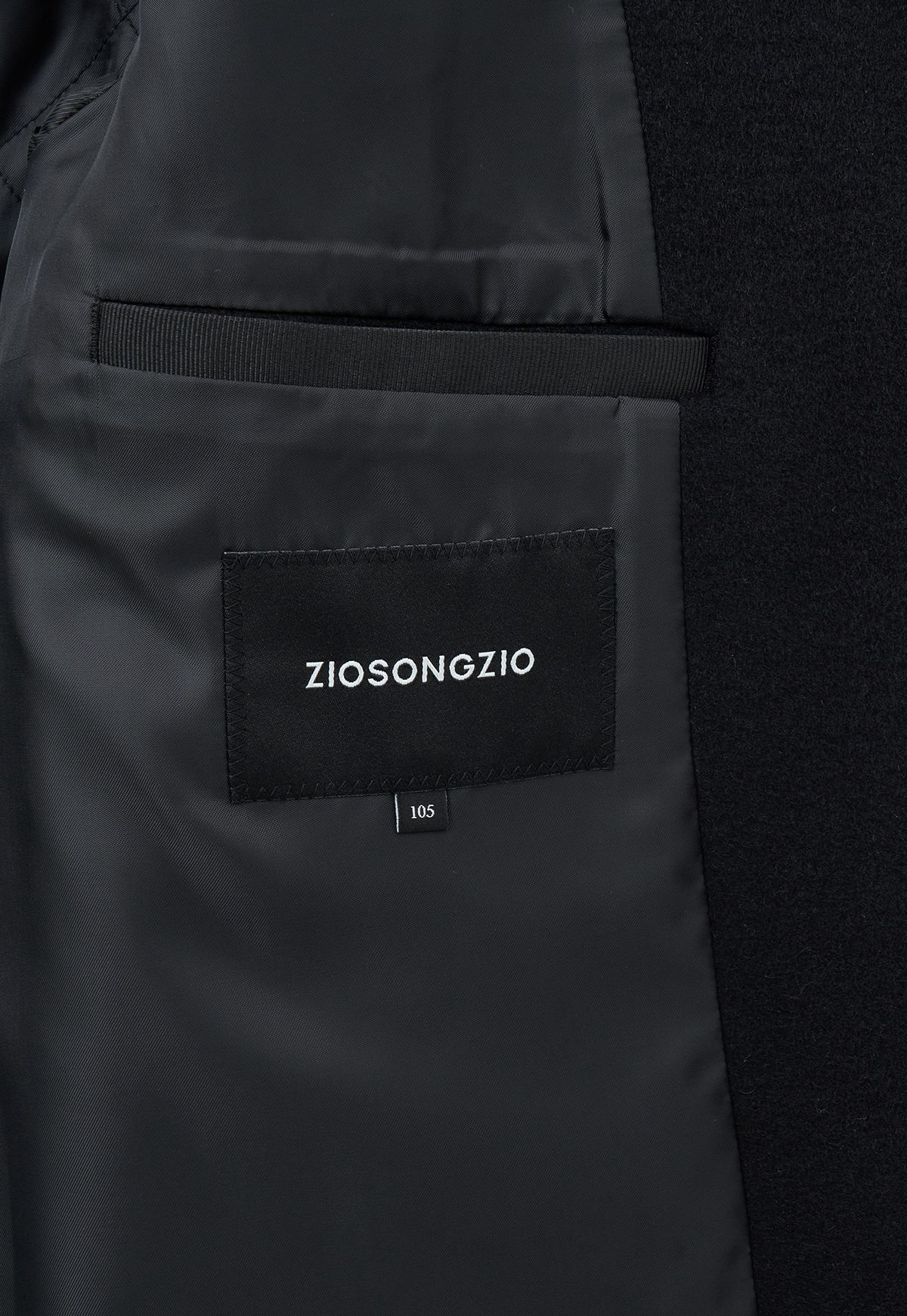 지오송지오(ZIOSONGZIO) 타임리스 투버튼 싱글 코트 블랙 ZI6CT701BK