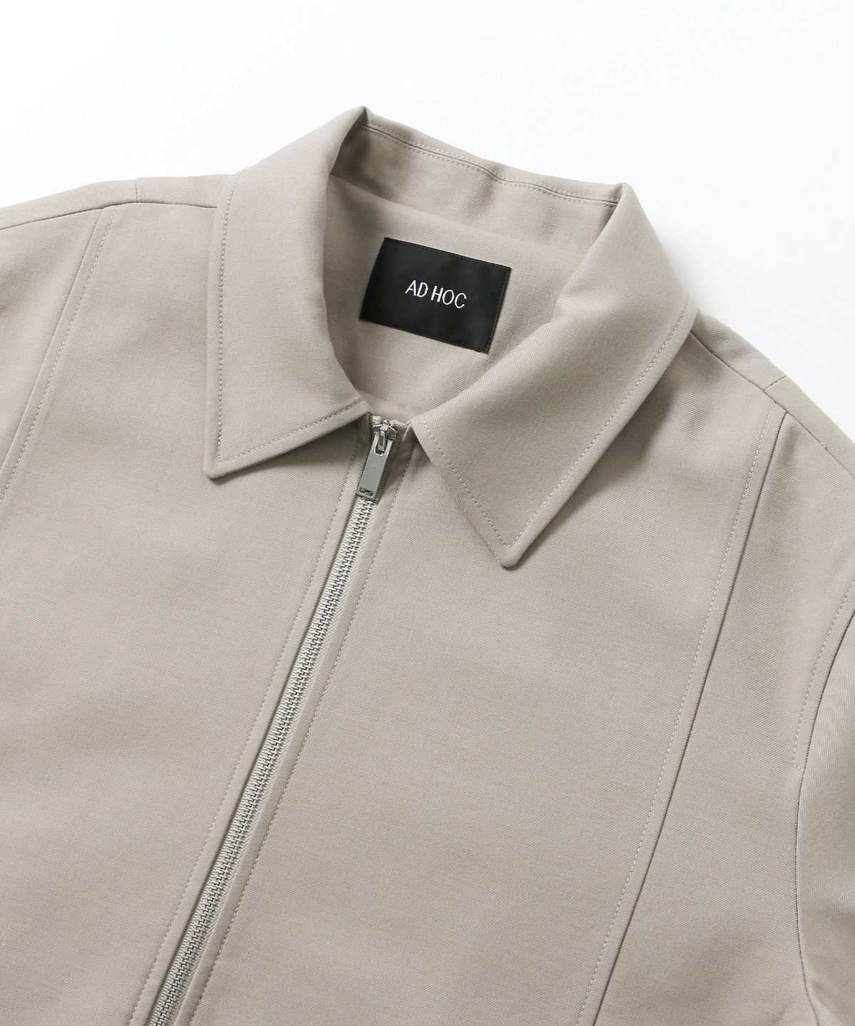 애드호크(ADHOC) 남성 칼라넥 풀집 블루종 (BEIGE) (HB9UJ02)