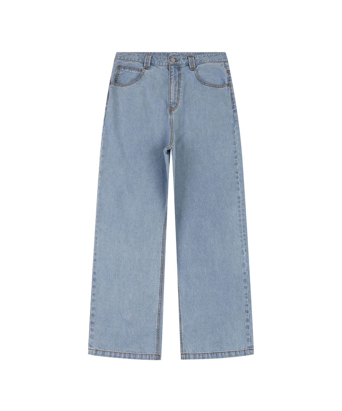 아웃도어 프로덕츠(OUTDOOR PRODUCTS) WIDE FIT LARK DENIM PANTS (LIGHT BLUE)