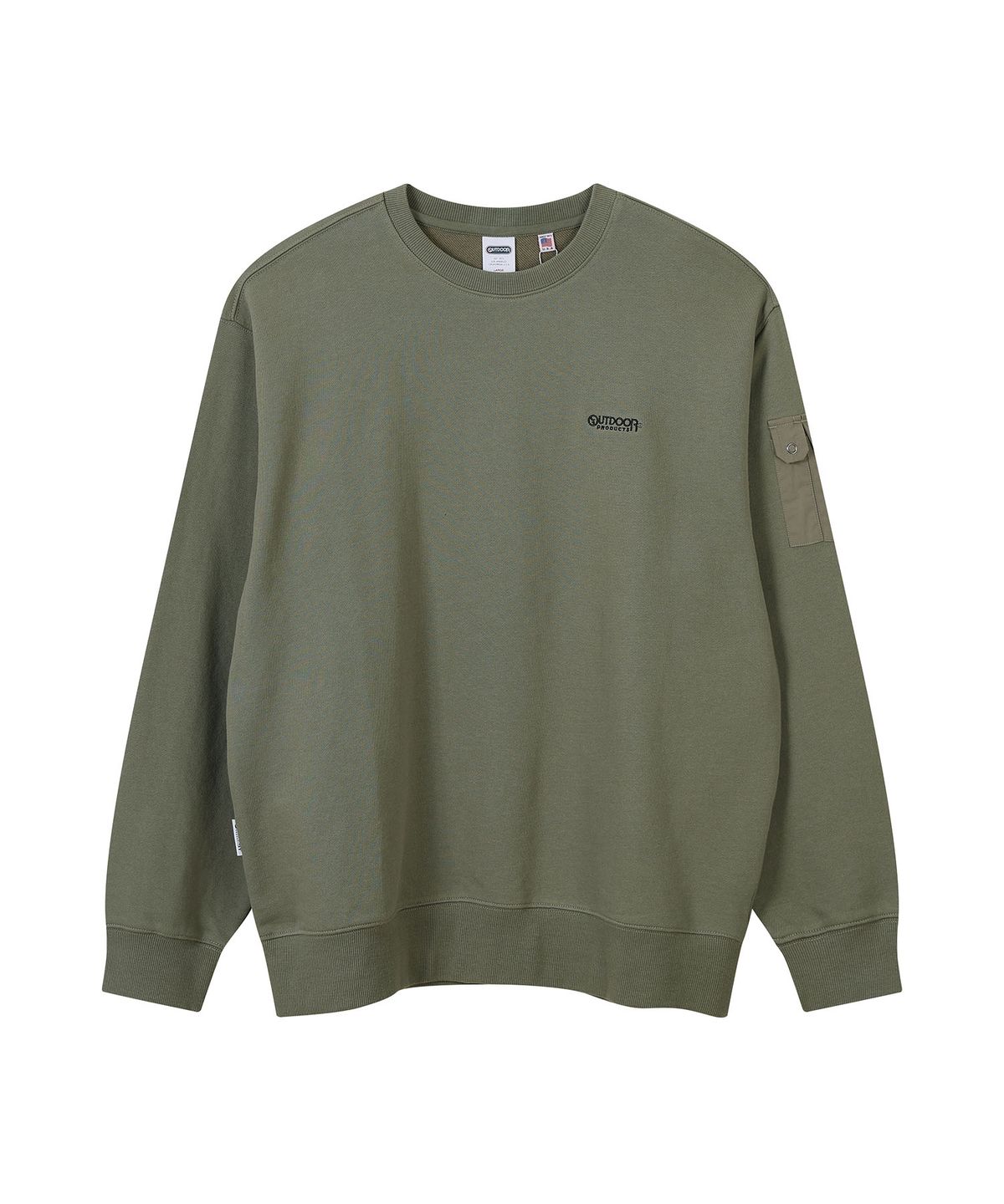 아웃도어 프로덕츠(OUTDOOR PRODUCTS) CARGO SWEAT SHIRTS (KHAKI)