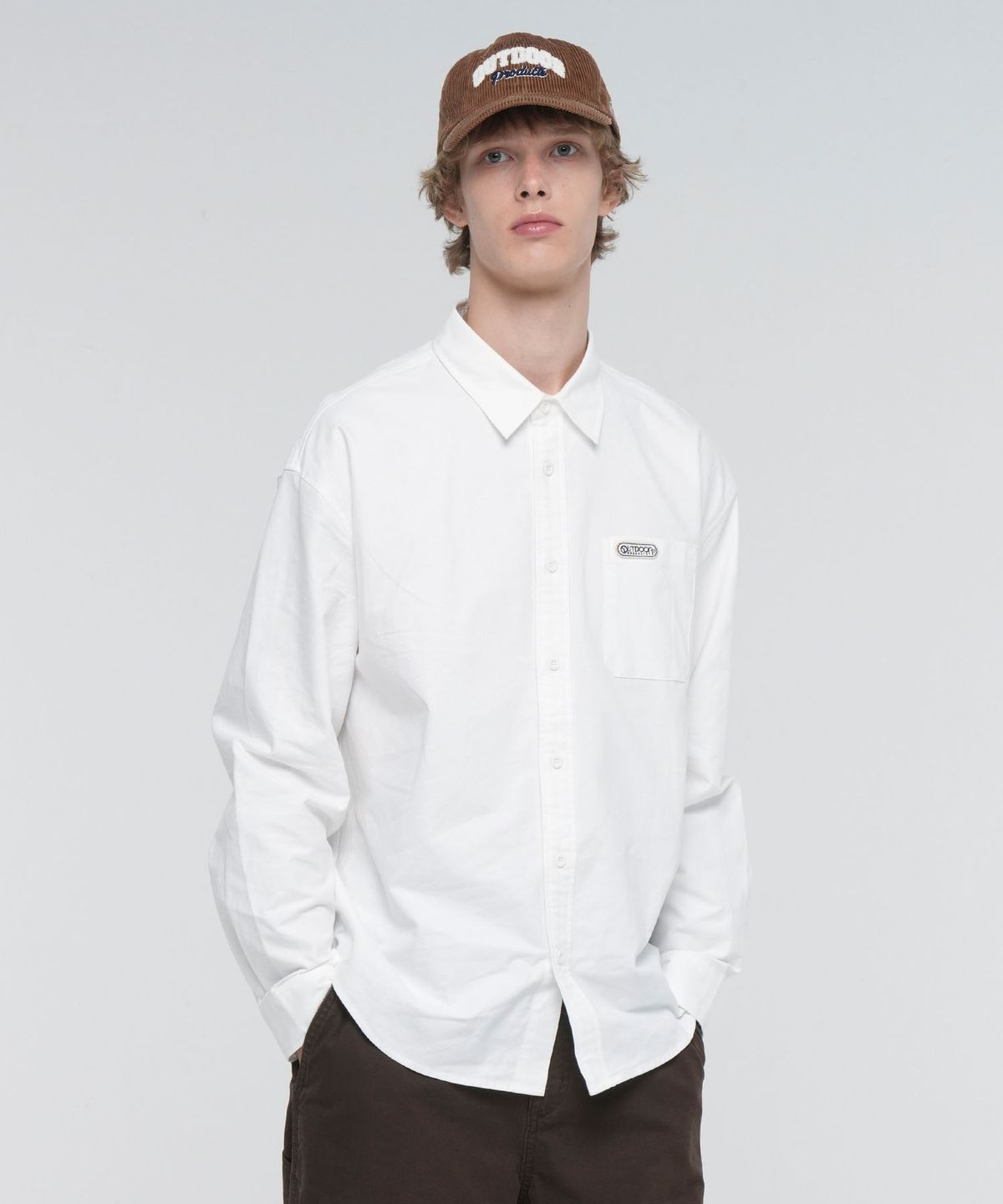 아웃도어 프로덕츠(OUTDOOR PRODUCTS) BASIC OXFORD SHIRT (WHITE)