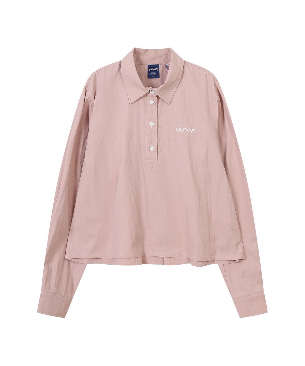 아웃도어 프로덕츠(OUTDOOR PRODUCTS) W HALF OPEN A LINE SHIRTS ( PINK)
