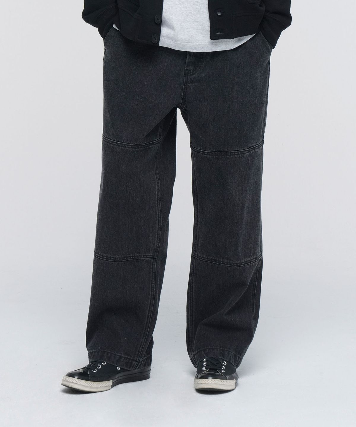 아웃도어 프로덕츠(OUTDOOR PRODUCTS) DENIM DOUBLE KNEE PANTS (GRAY)