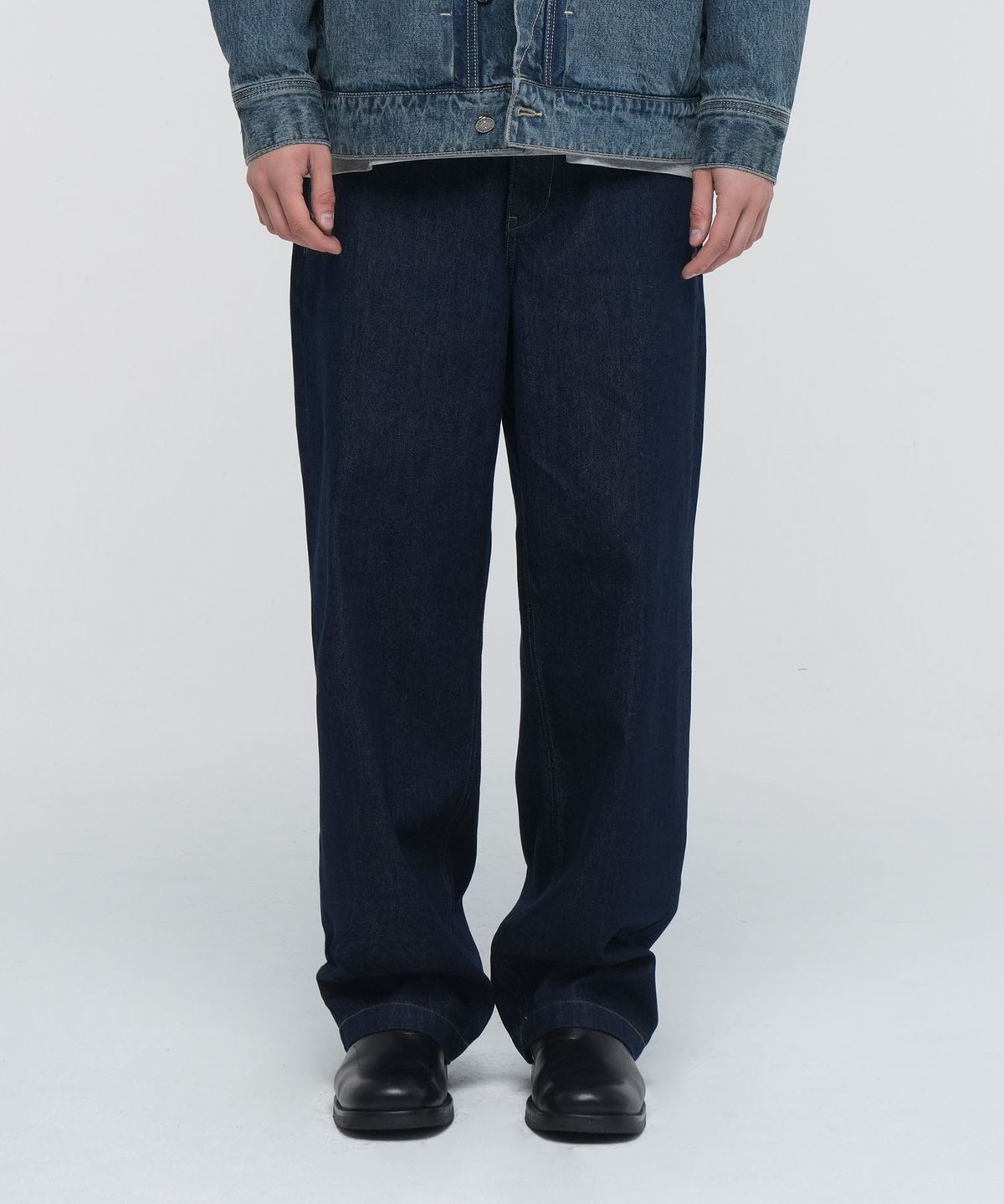 아웃도어 프로덕츠(OUTDOOR PRODUCTS) DENIM SIDE BANDING PANTS (BLUE)