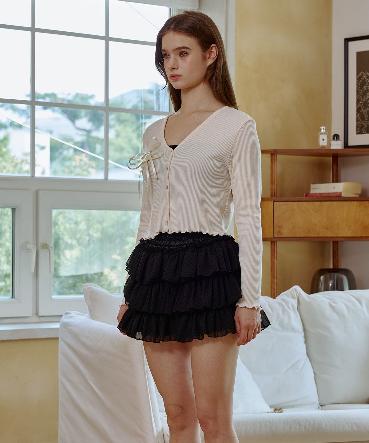 아리킴(ARIKIM) LUCID RIBBON CARDIGAN / IVORY
