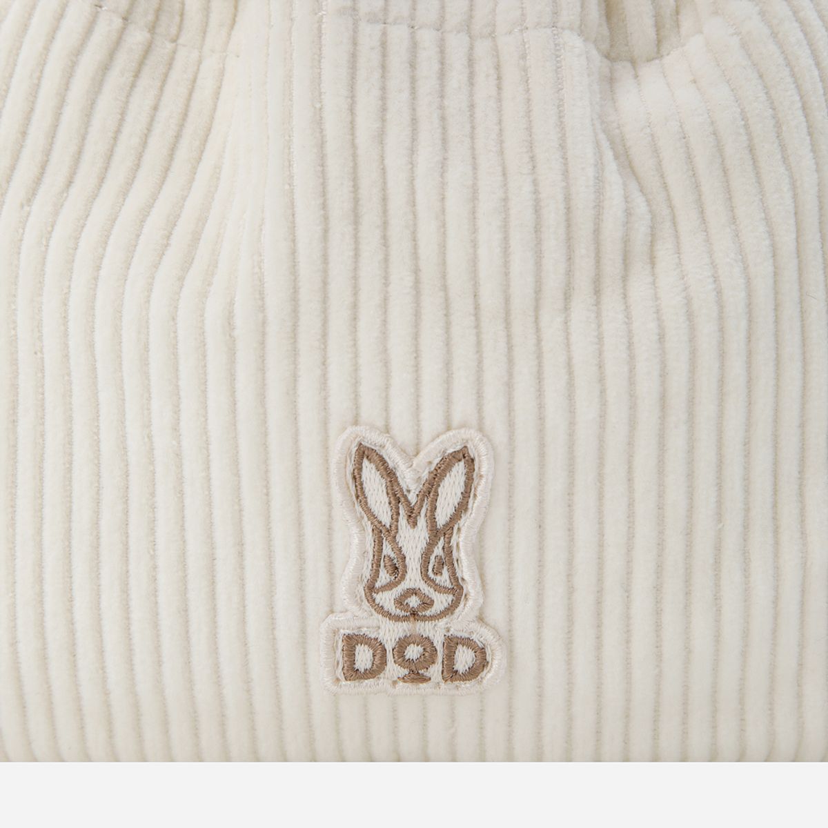 디오디(DOD) 그레인필드 코듀로이 버킷백(IVORY DARK)