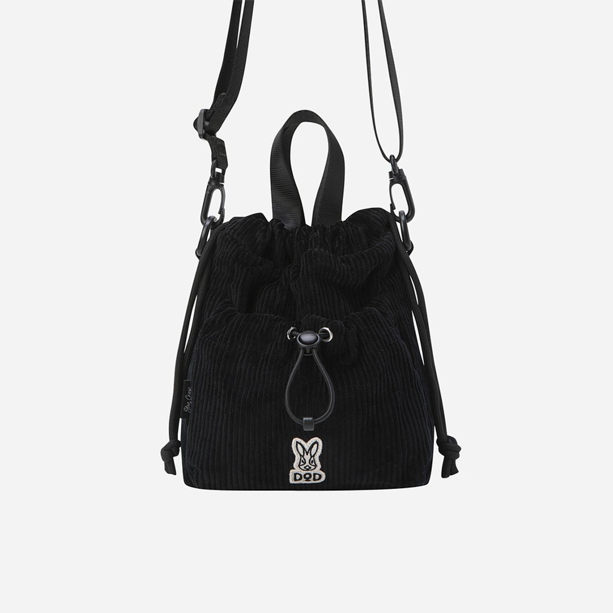 디오디(DOD) 그레인필드 코듀로이 버킷백(BLACK)