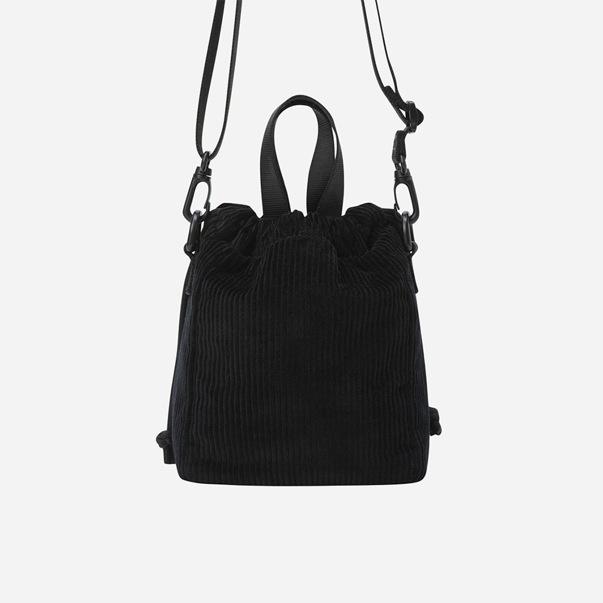 디오디(DOD) 그레인필드 코듀로이 버킷백(BLACK)