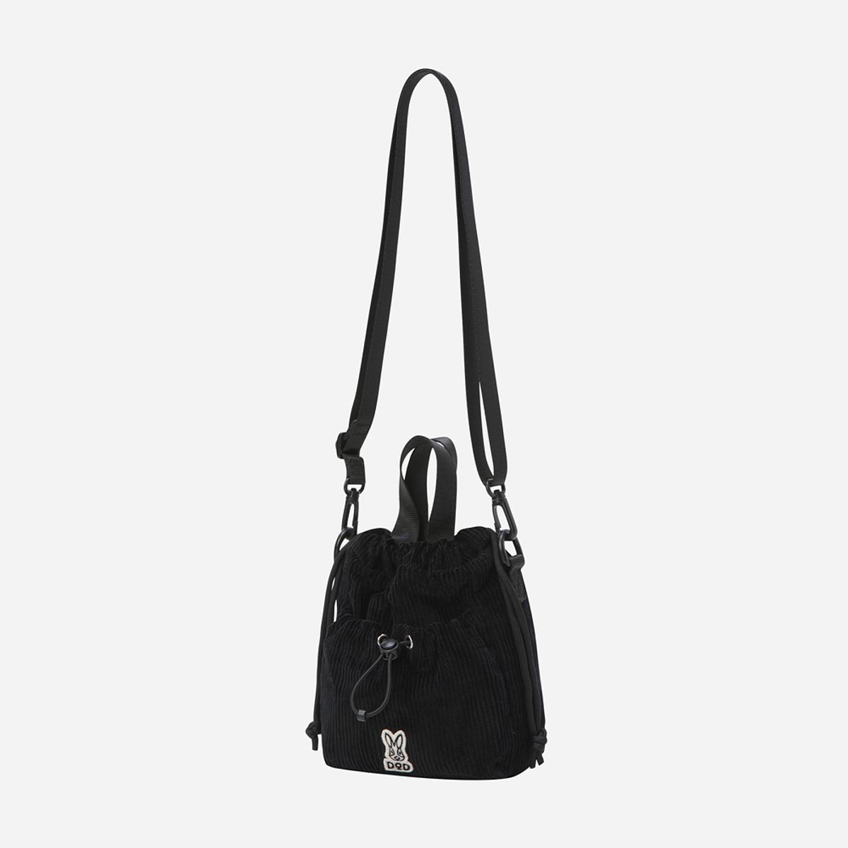 디오디(DOD) 그레인필드 코듀로이 버킷백(BLACK)
