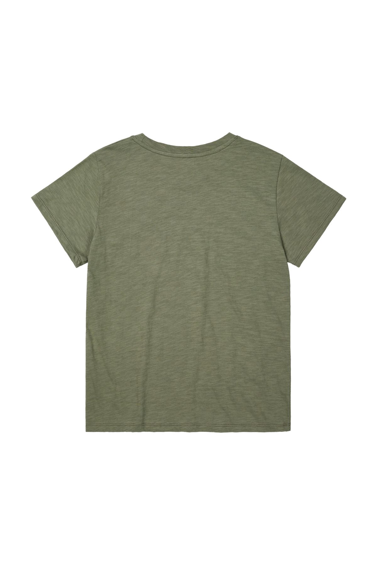 다이닛(DEINET) DEINET ESSENTIAL SLUB T-SHIRTS IN KHAKI
