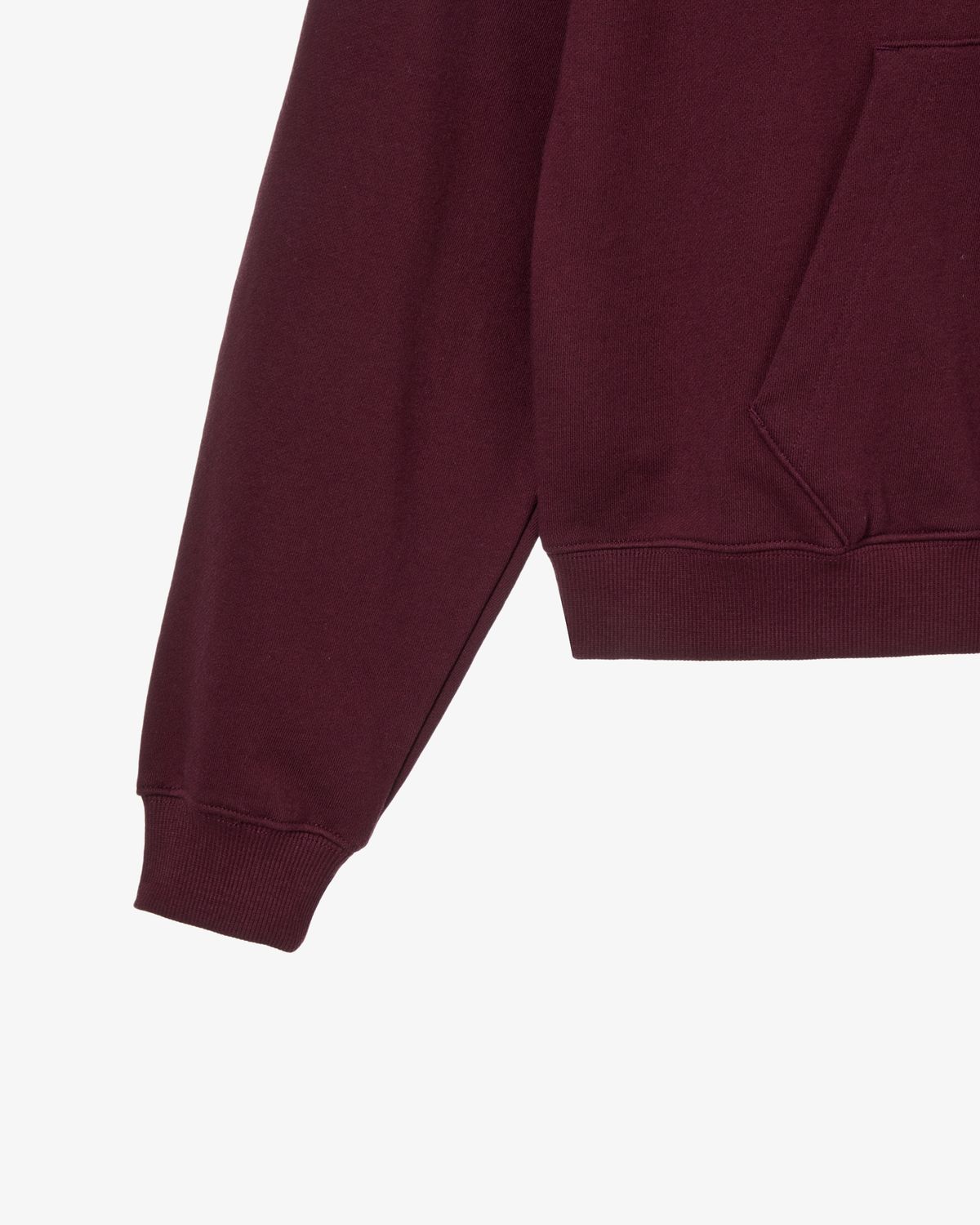 에이이에이이(AEAE) WEB LOGO LOOSED HOODIE [BURGUNDY]