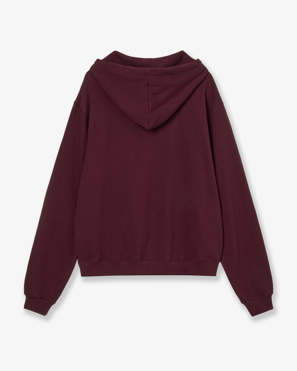 에이이에이이(AEAE) WEB LOGO LOOSED HOODIE [BURGUNDY]