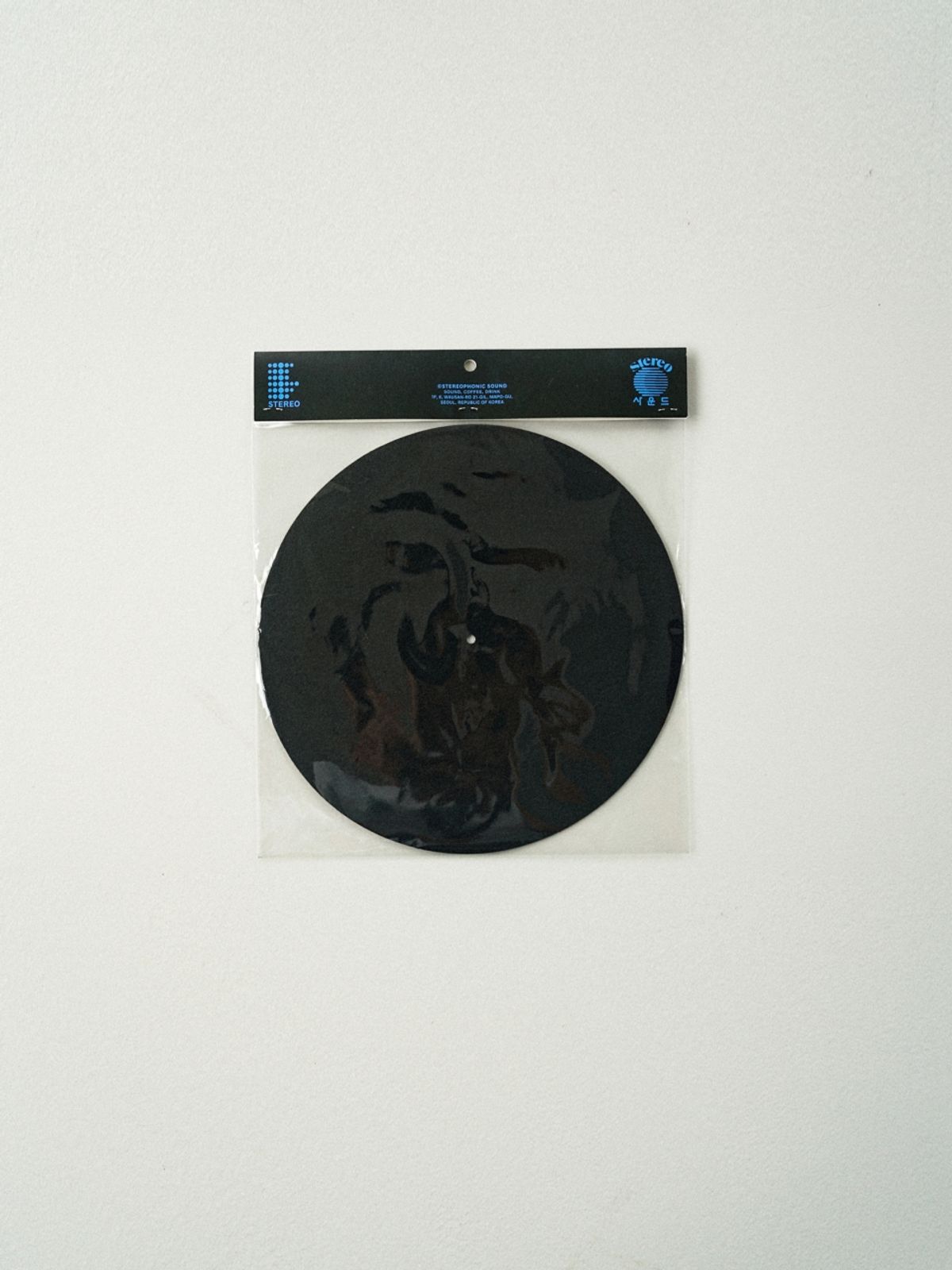 스테레오포닉사운드(STEREOPHONIC SOUND) SPS 로고 턴테이블 슬립매트