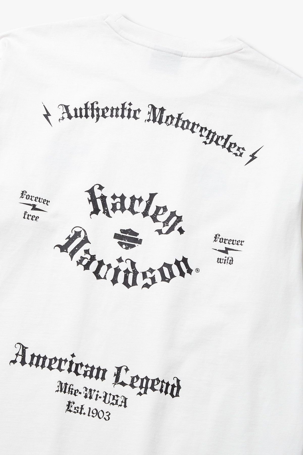 할리데이비슨 컬렉션스®(HARLEY-DAVIDSON COLLECTIONS®) OL 아메리칸 레전드 롱슬리브 티셔츠_오프화이트 HH15311301