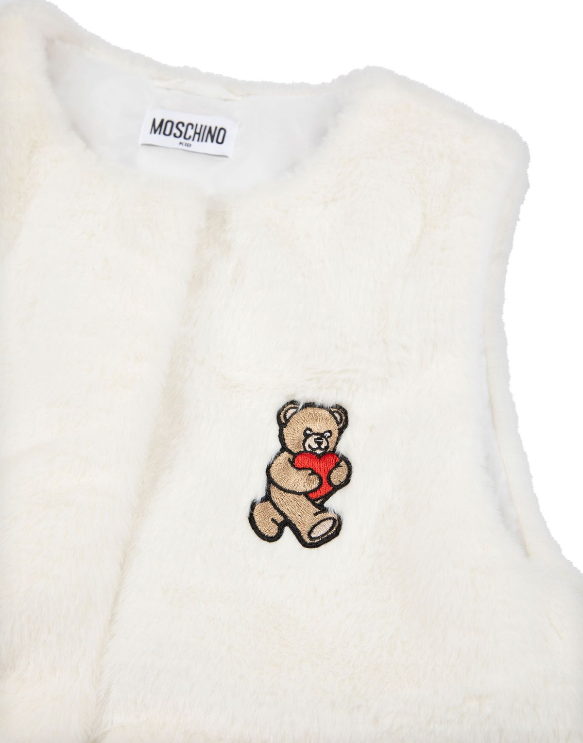 모스키노 키즈(MOSCHINO KIDS) 키즈-틴 테디 소프트 플리스 조끼