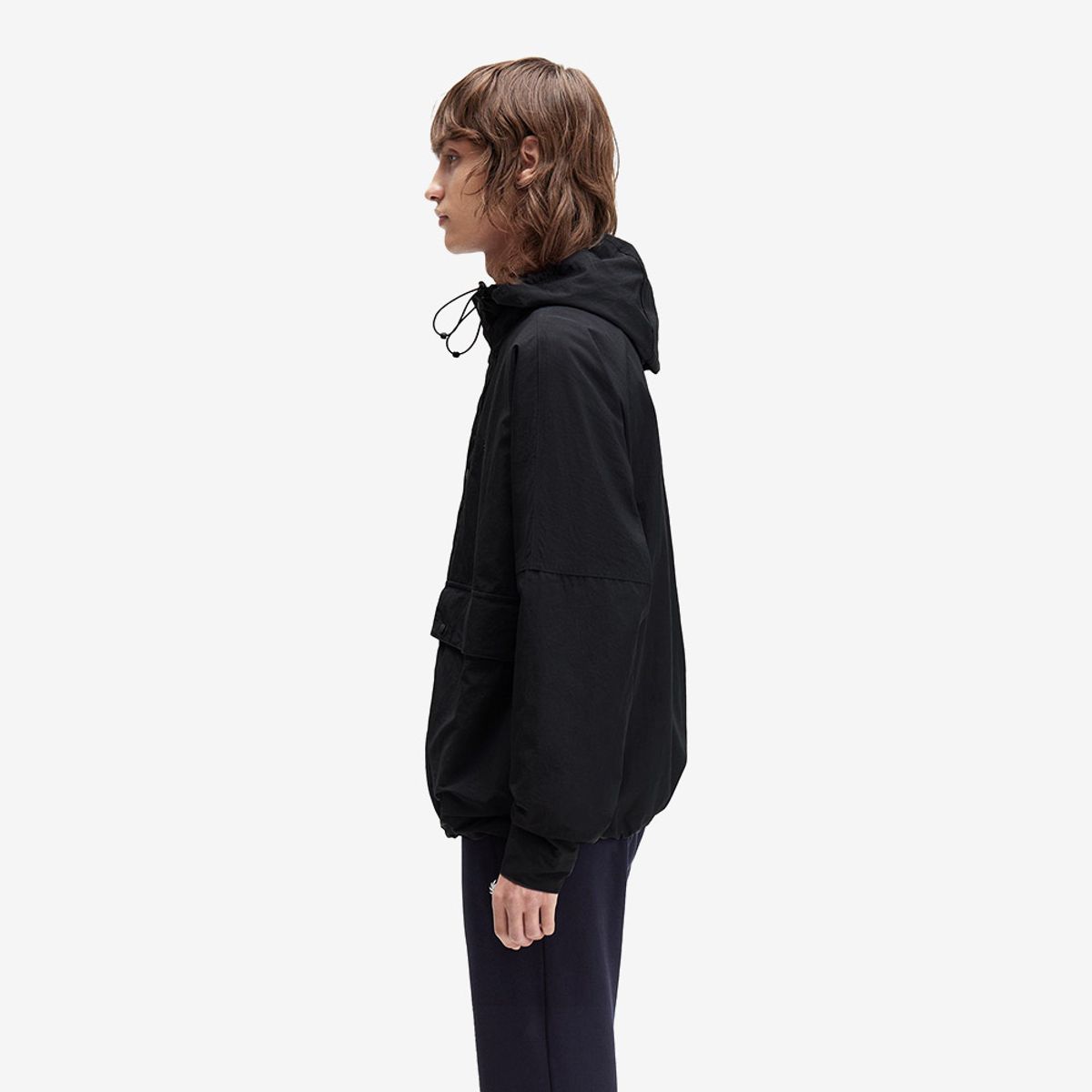 프레드페리(FRED PERRY) [Sport] 크롭 립스탑 파카 - 블랙 AFPM2538572-102