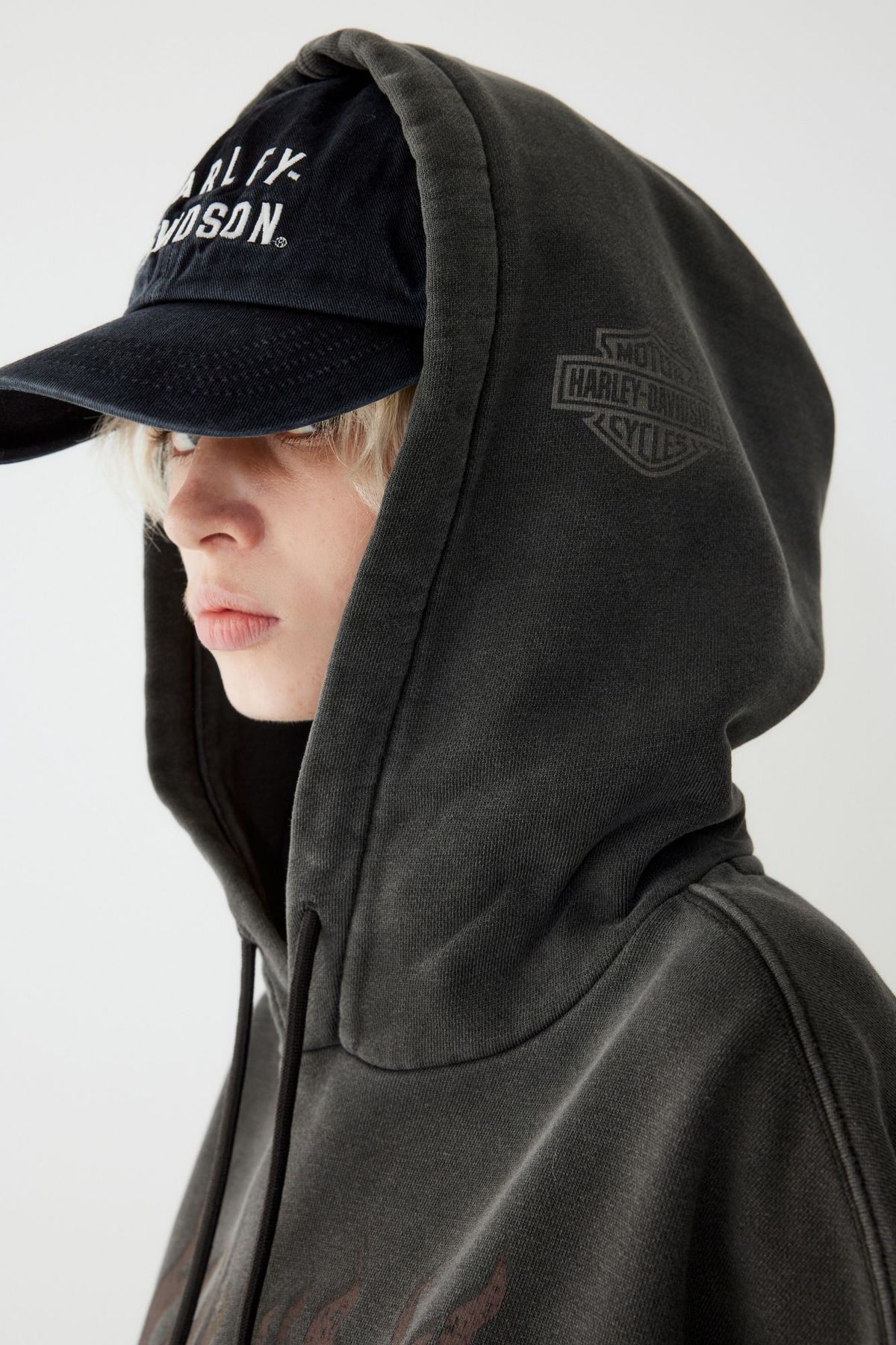 할리데이비슨 컬렉션스®(HARLEY-DAVIDSON COLLECTIONS®) [Vintage] OL FREEDOM FREE 풀오버 후디_챠콜 HH15309311
