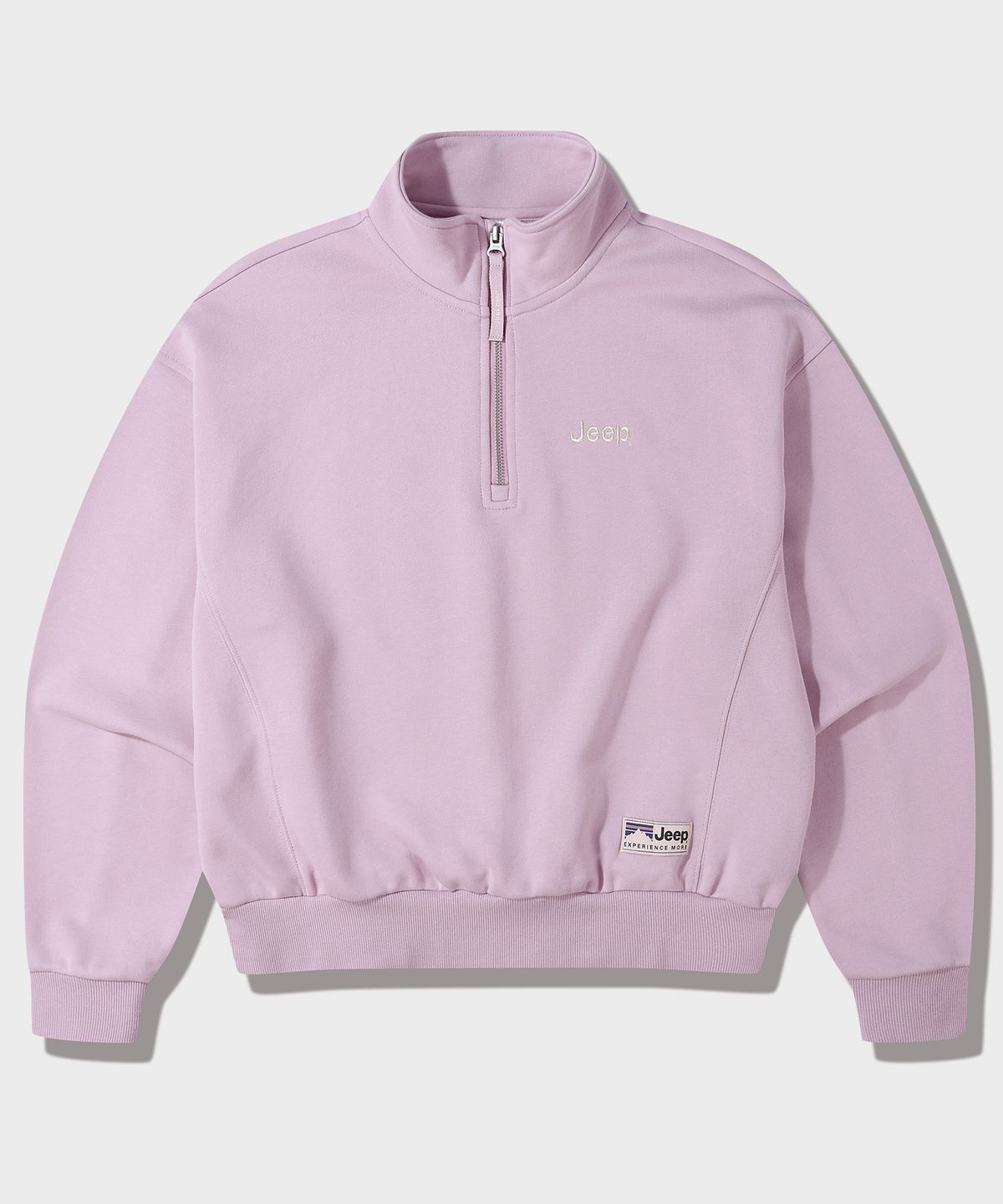 지프(JEEP) [360g] WOMEN M-Logo 하프집업 맨투맨 (JQ5TSF838LP)