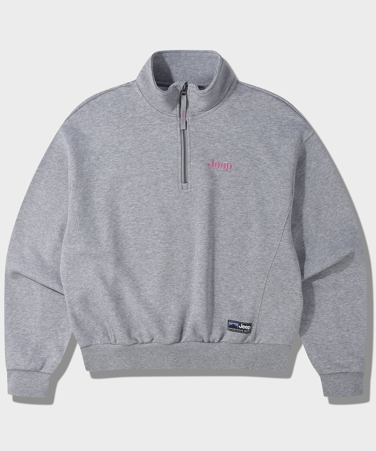 지프(JEEP) [360g] WOMEN M-Logo 하프집업 맨투맨 (JR5TSF838MG)