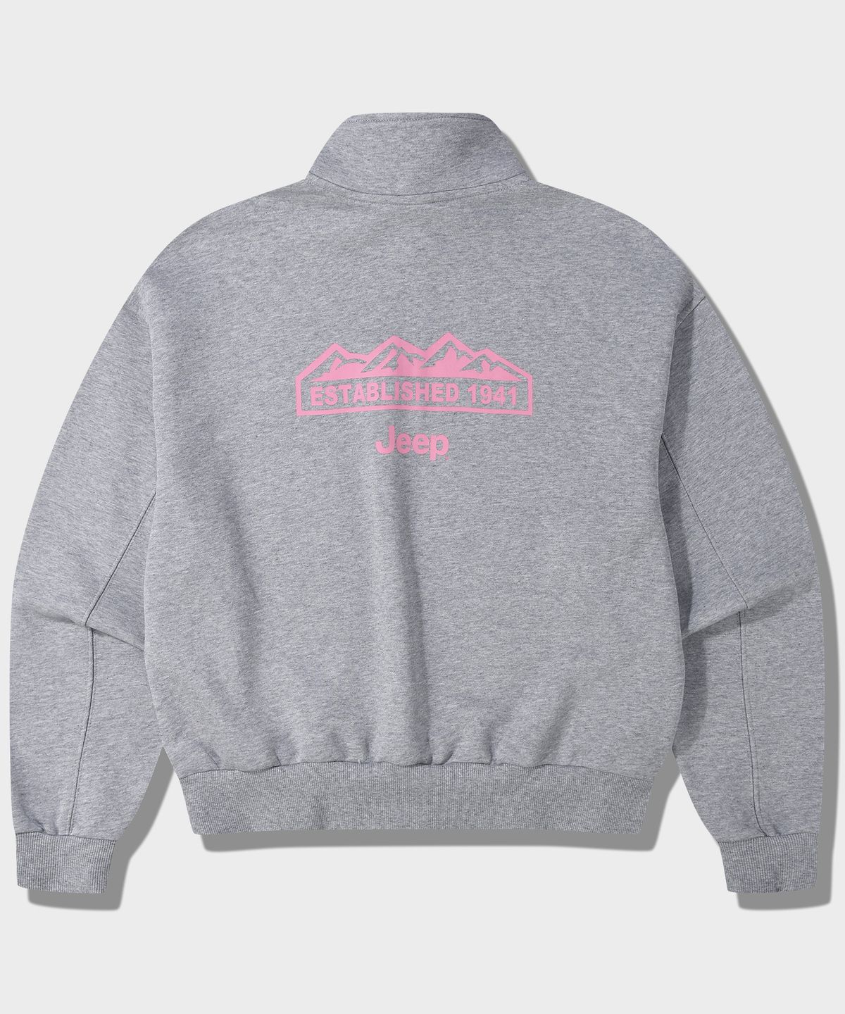 지프(JEEP) [360g] WOMEN M-Logo 하프집업 맨투맨 (JR5TSF838MG)
