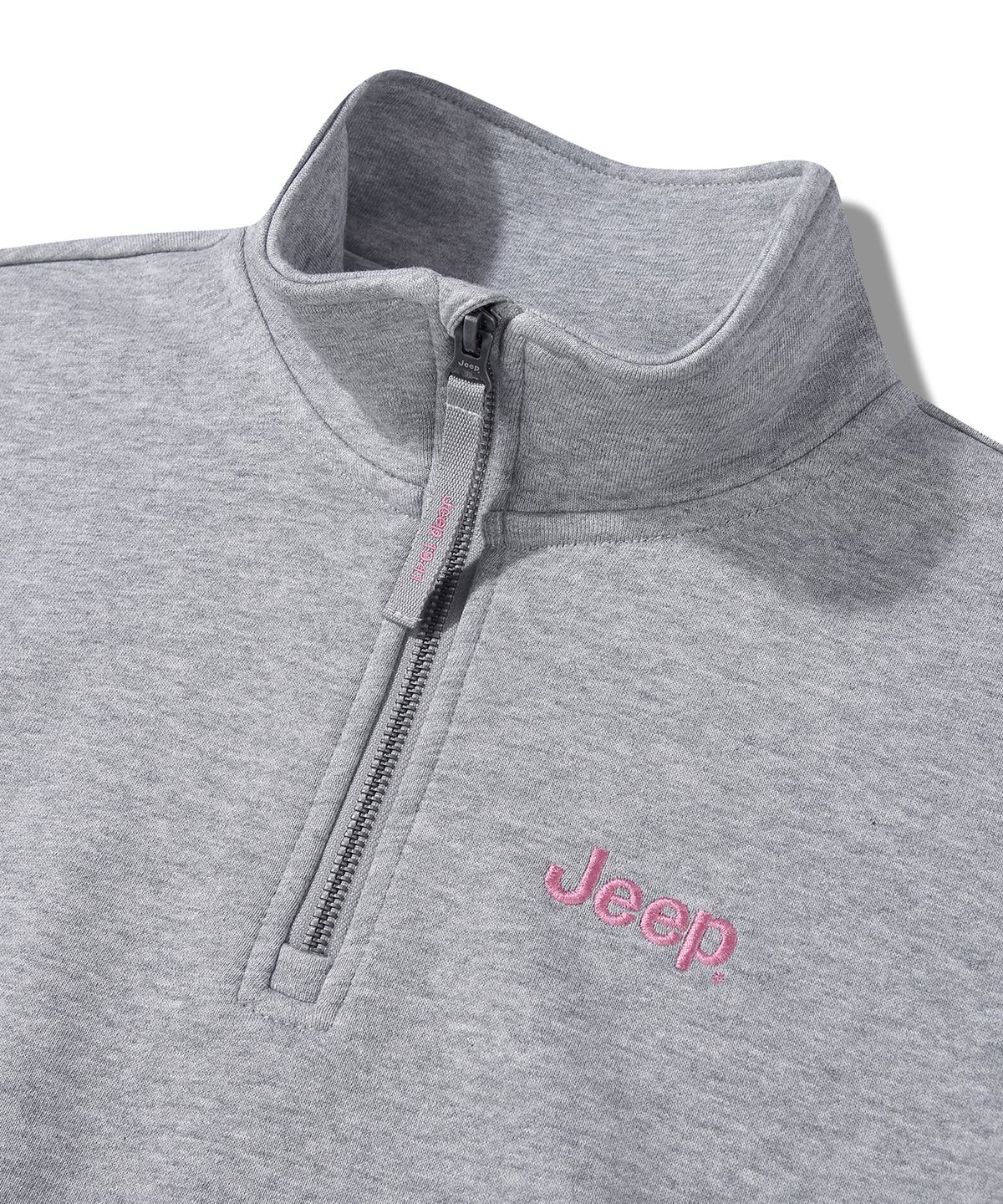 지프(JEEP) [360g] WOMEN M-Logo 하프집업 맨투맨 (JR5TSF838MG)