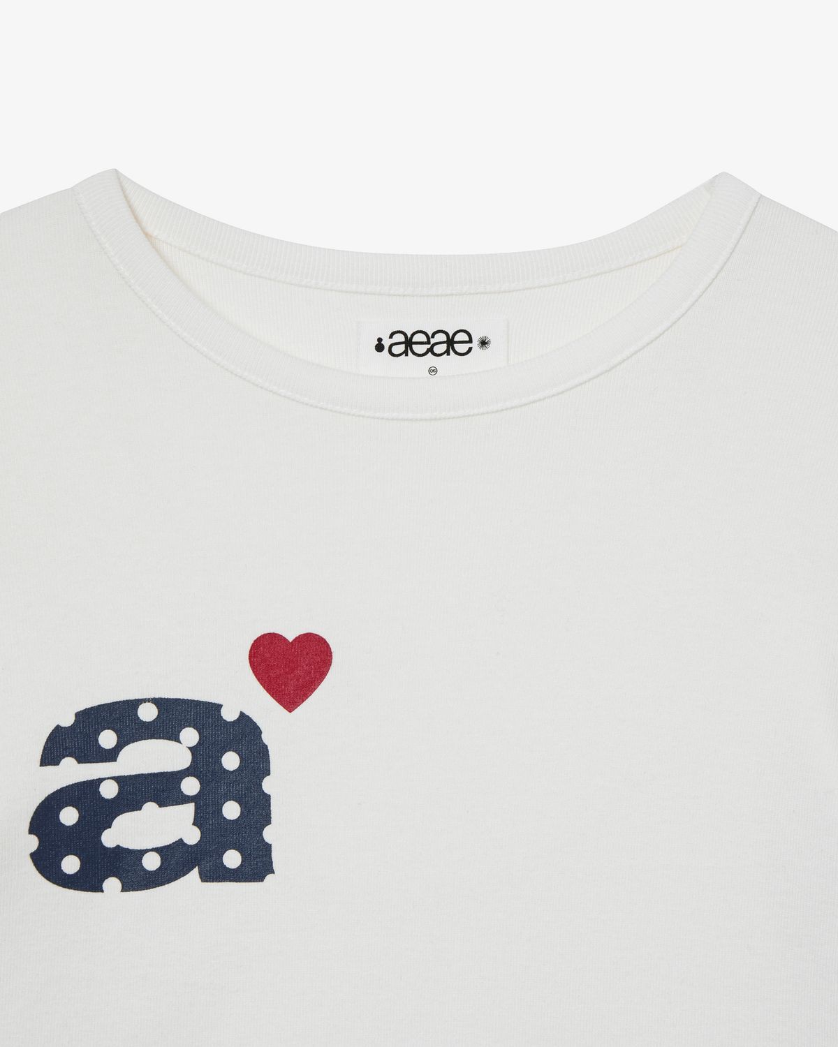 에이이에이이(AEAE) DOT SMALL LETTER L/S [WHITE]