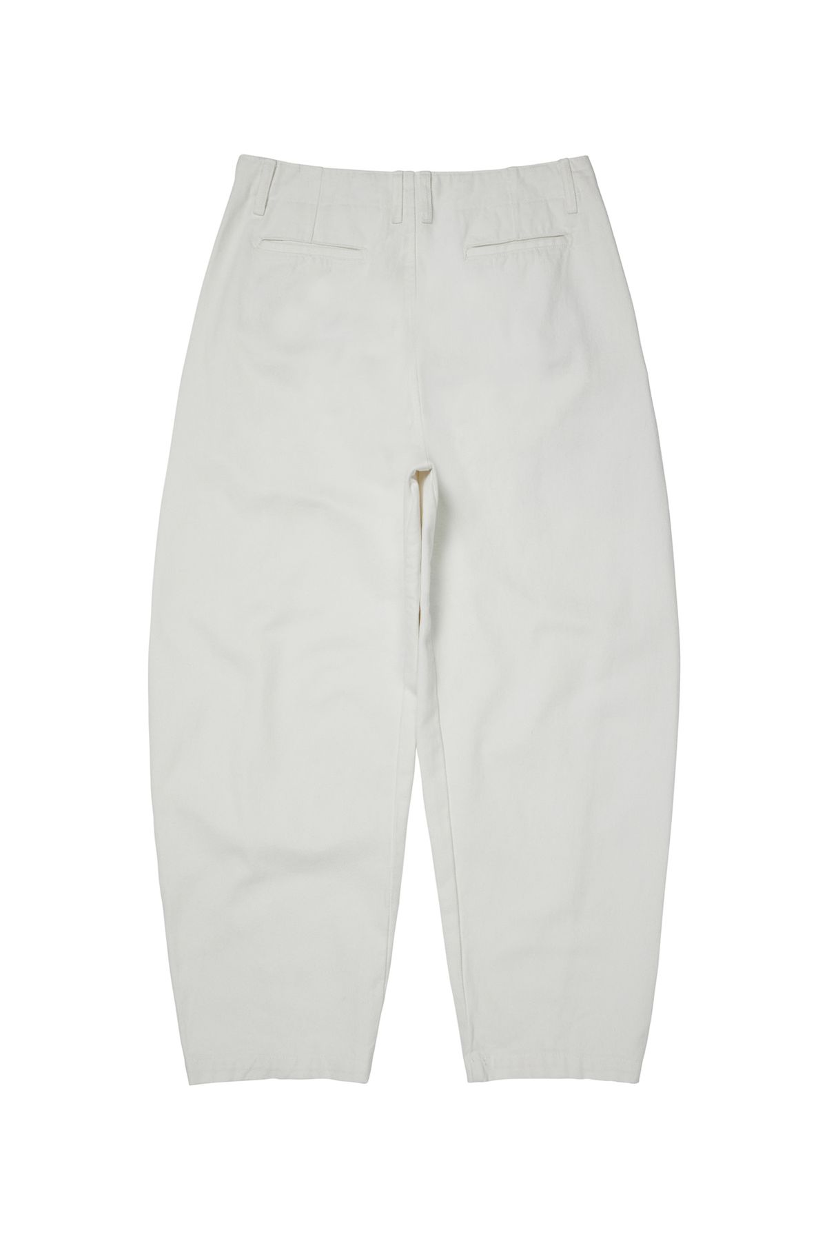 다이닛(DEINET) DEINET CURVED DENIM PANTS IN WHITE