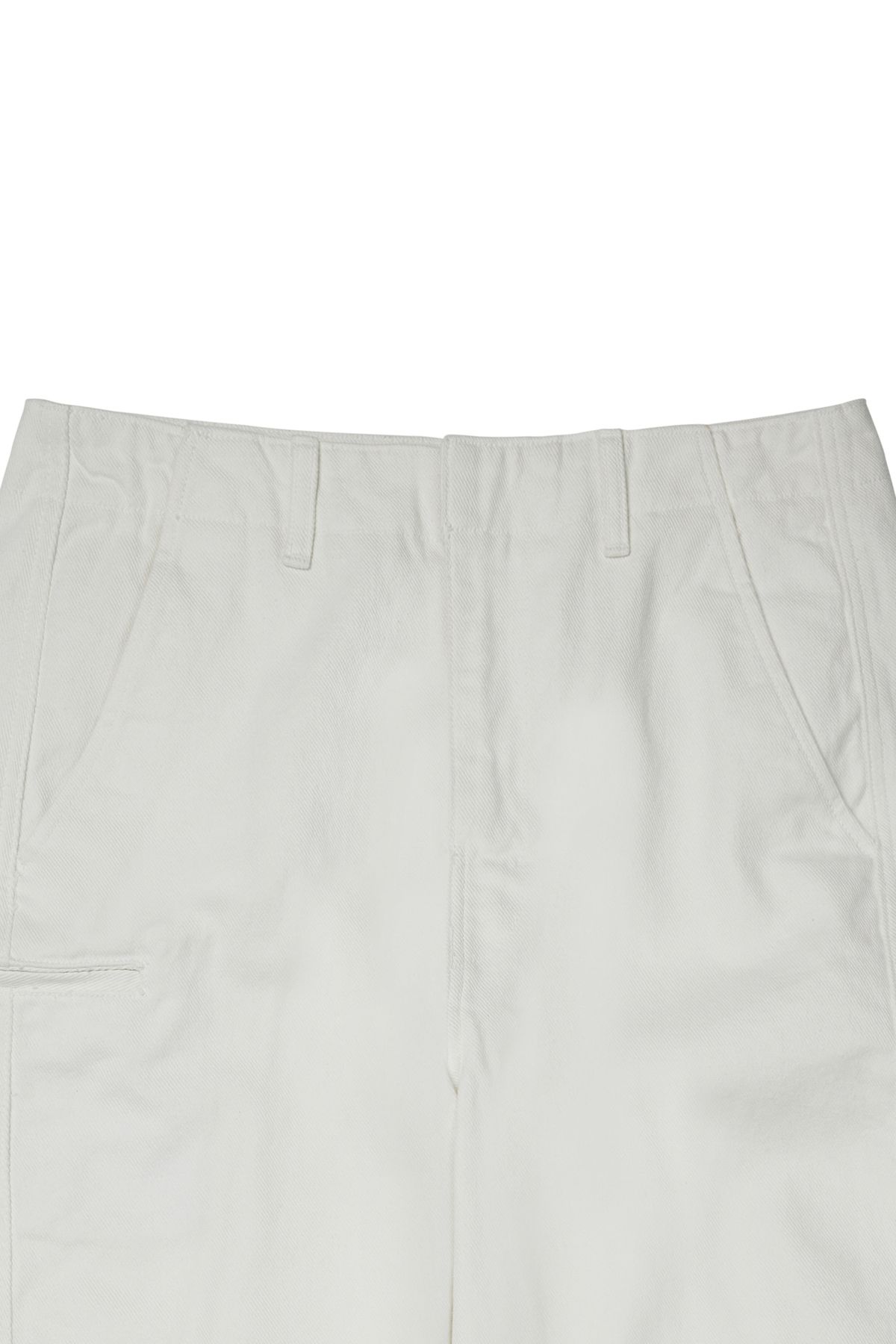 다이닛(DEINET) DEINET CURVED DENIM PANTS IN WHITE