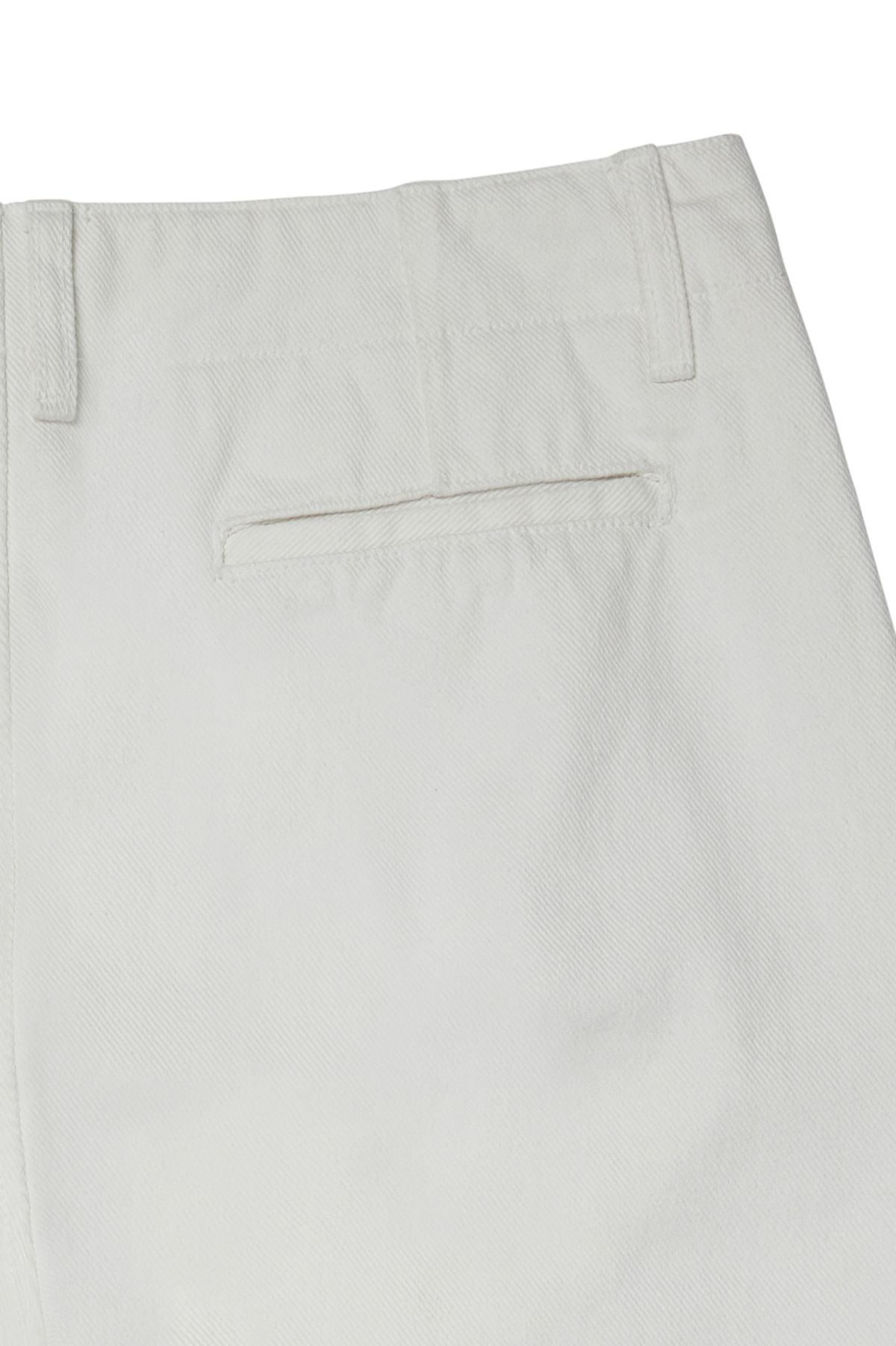 다이닛(DEINET) DEINET CURVED DENIM PANTS IN WHITE