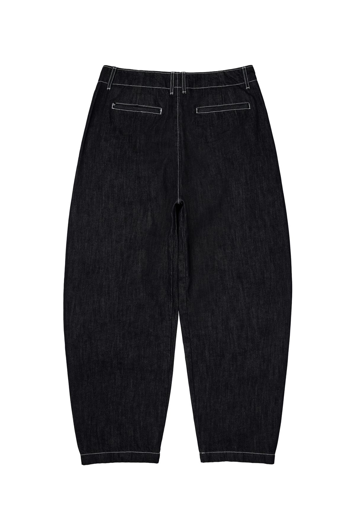 다이닛(DEINET) DEINET CURVED DENIM PANTS IN INDIGO