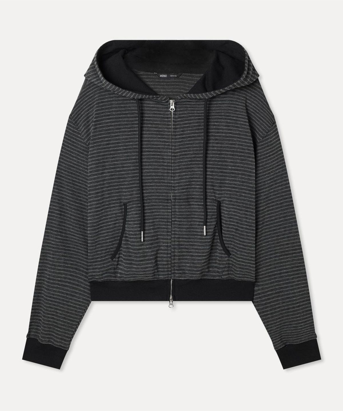 미쏘(MIXXO) 스트라이프 후드집업_MIWJMG916C