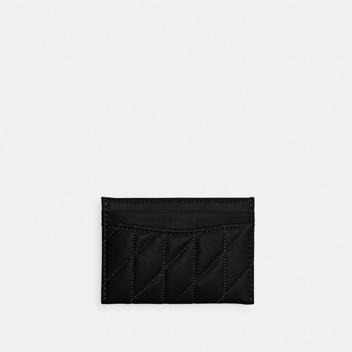 코치(COACH) 카드 케이스 위드 필로우 퀼팅 CM434 B4/BK