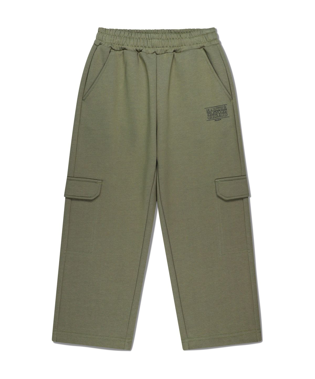 마리떼 키즈(MARITHÉ KIDS) KIDS DOODLE CLASSIC LOGO CARGO SWEAT PANTS khaki