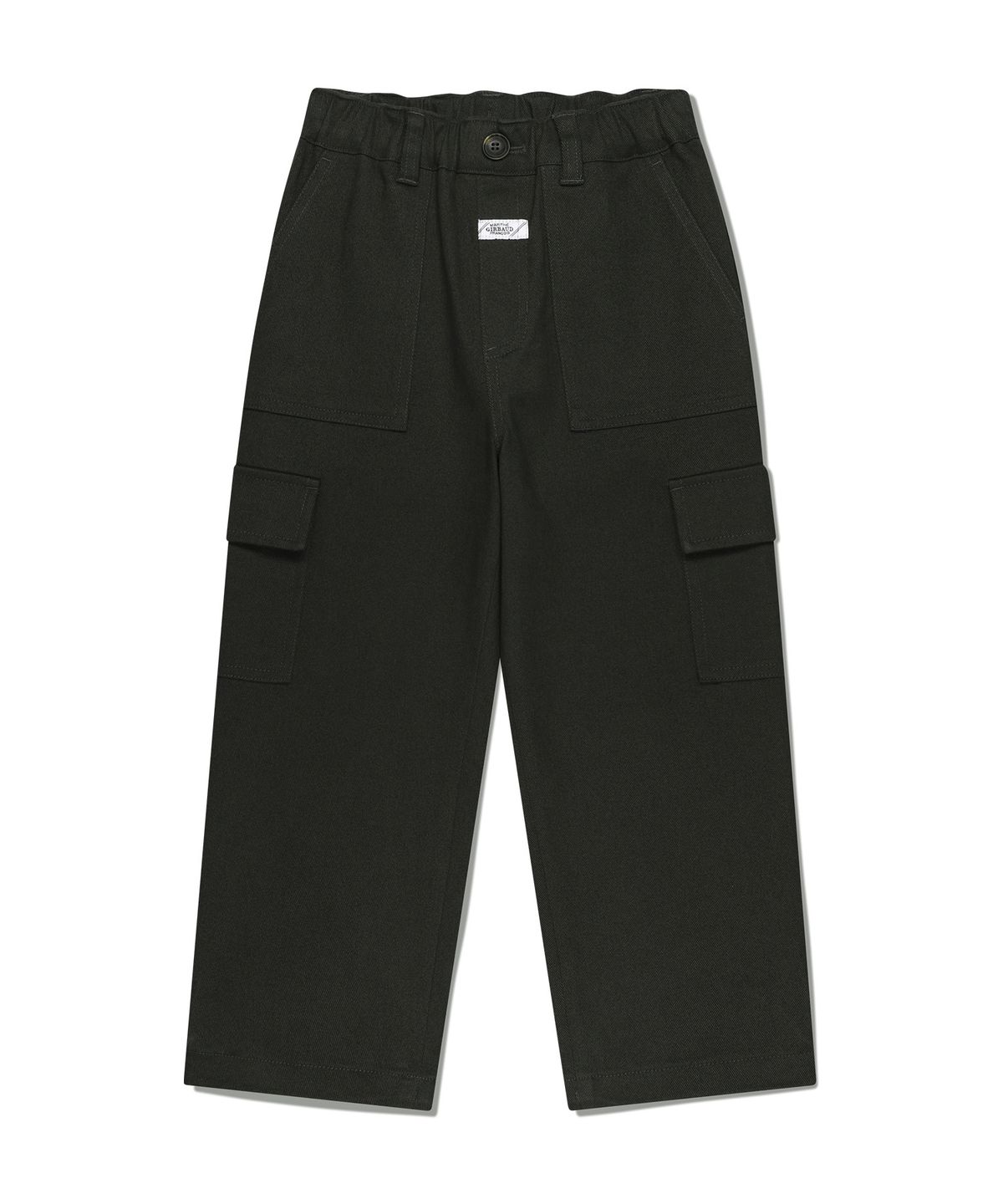 마리떼 키즈(MARITHÉ KIDS) KIDS CARGO COTTON PANTS charcoal