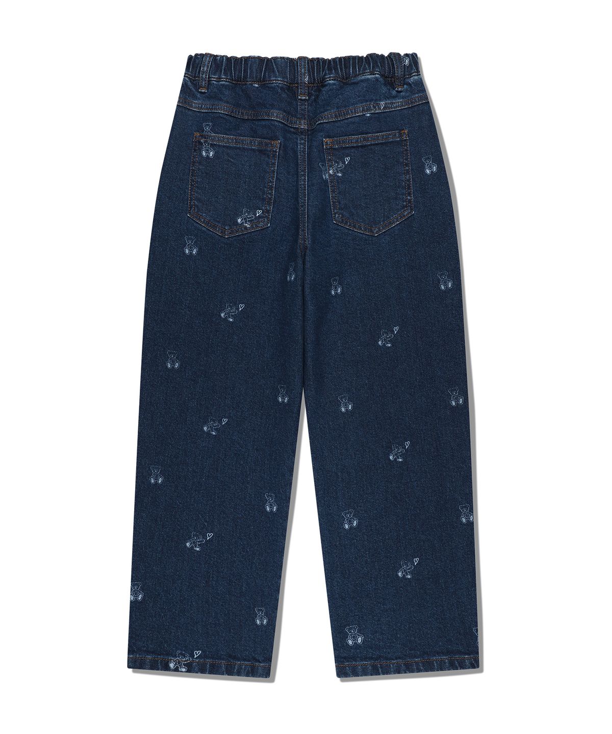 마리떼 키즈(MARITHÉ KIDS) KIDS PRINTED DENIM PANTS dark blue