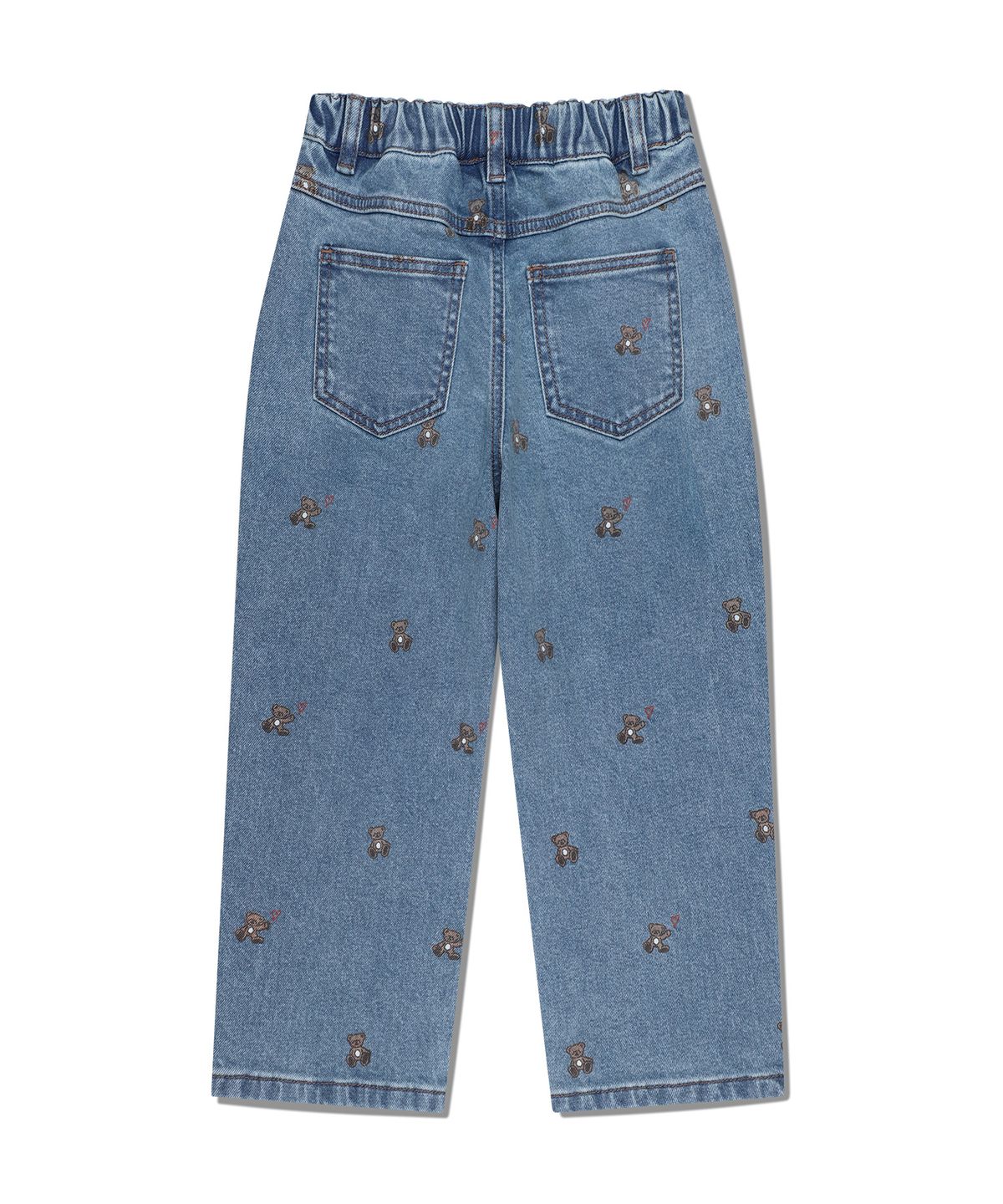 마리떼 키즈(MARITHÉ KIDS) KIDS PRINTED DENIM PANTS blue