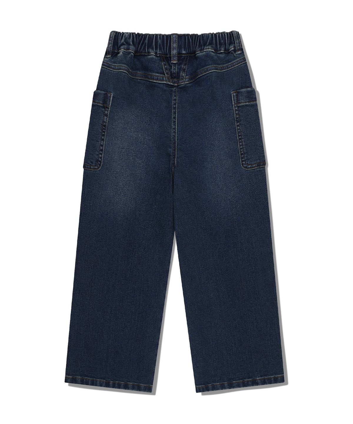 마리떼 키즈(MARITHÉ KIDS) KIDS OUT POCKET DENIM PANTS (BRUSHED) blue